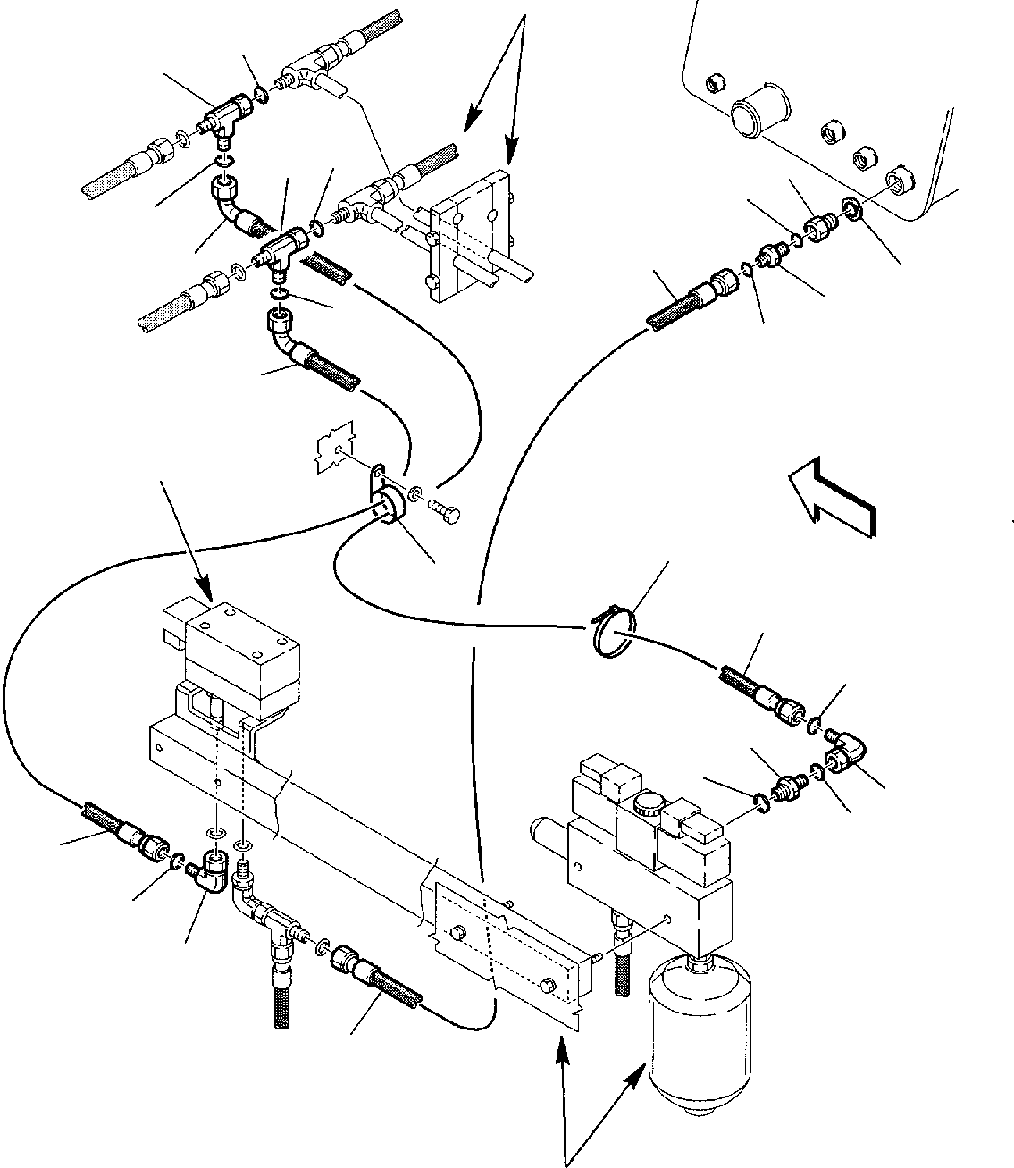 Соединительный штуцер 500361235 KOMATSU