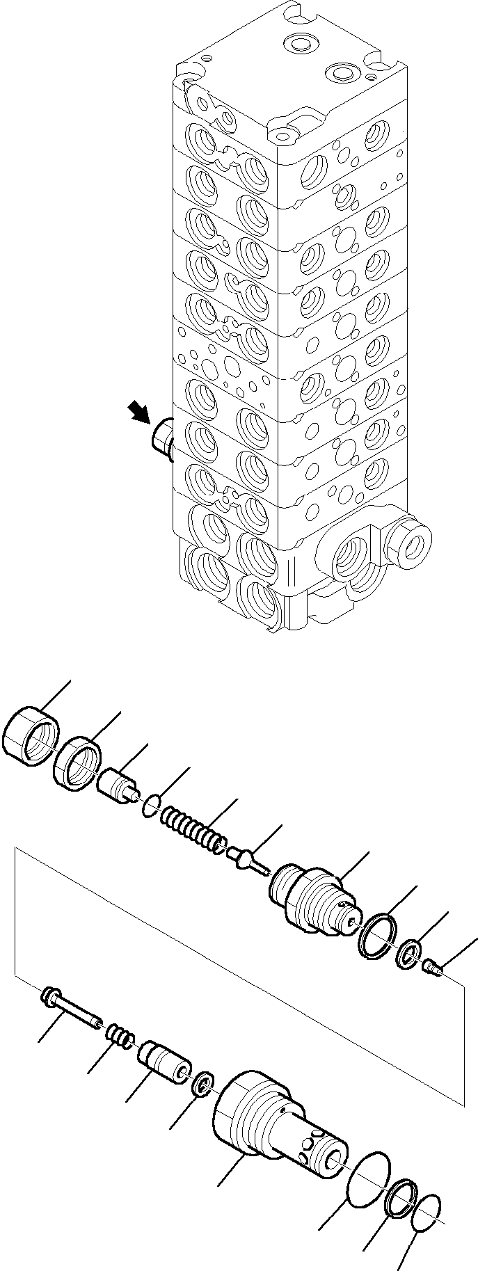 RELIEF VALVE, ASSY. 890001946 KOMATSU