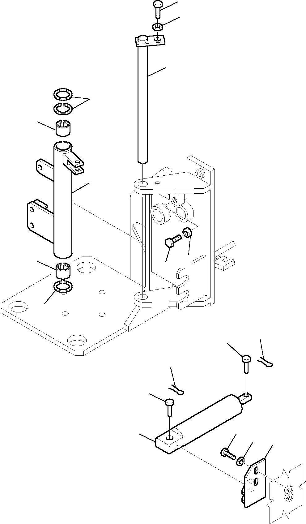CYLINDER, ASSY. 3F0572063 KOMATSU