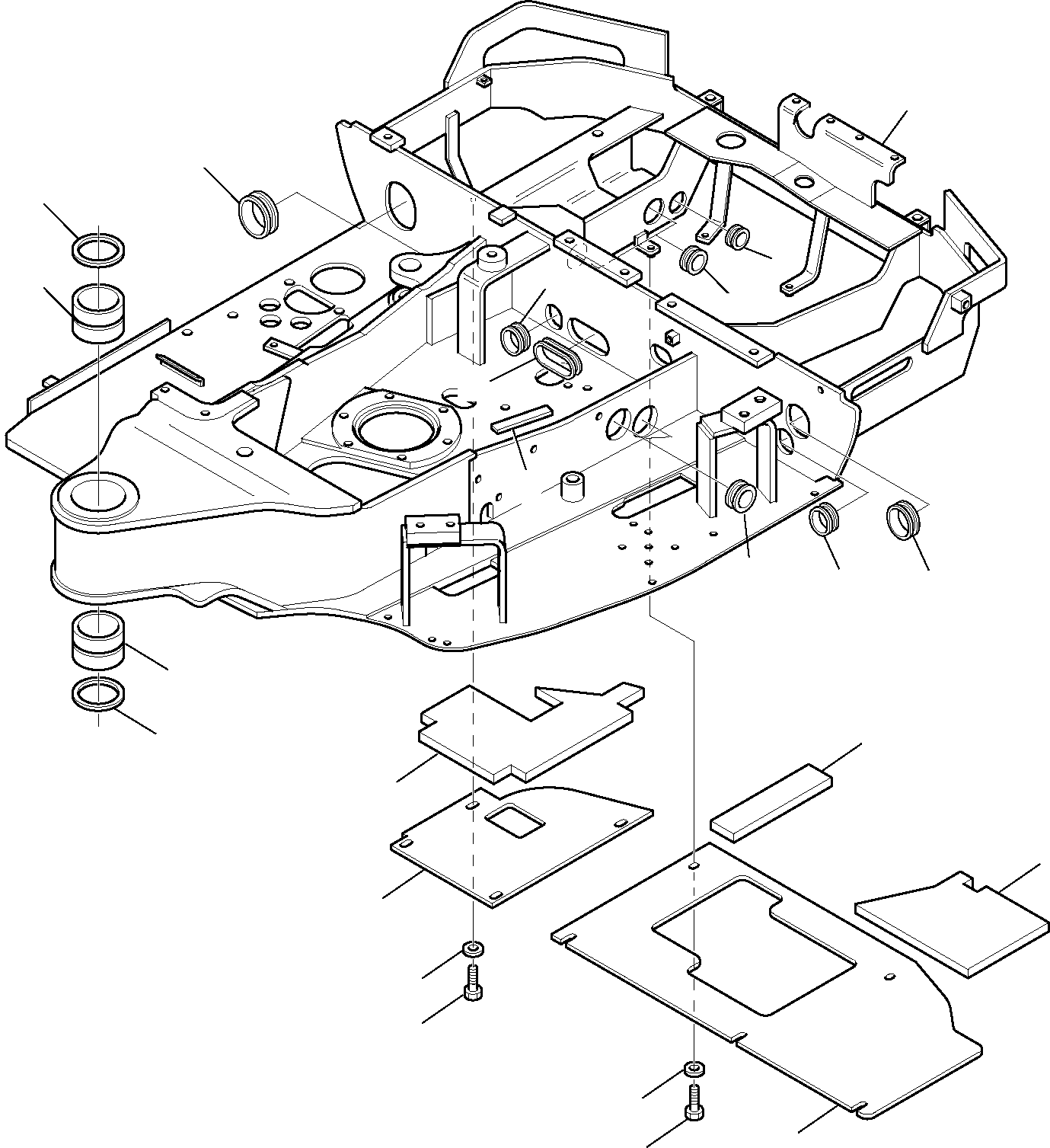 FRAME, REVOLVING 3F4535061 KOMATSU