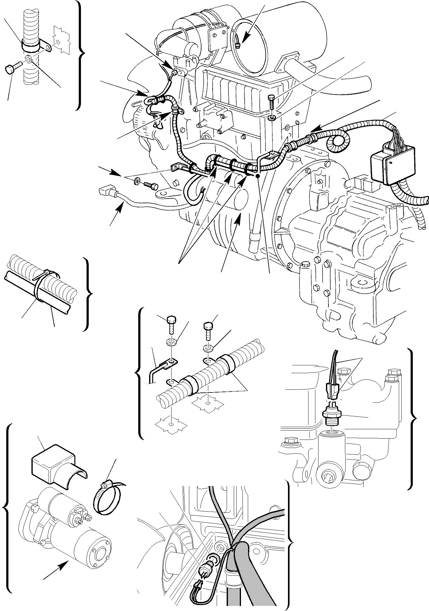 WIRING HARNESS, ASSY 312612142 KOMATSU