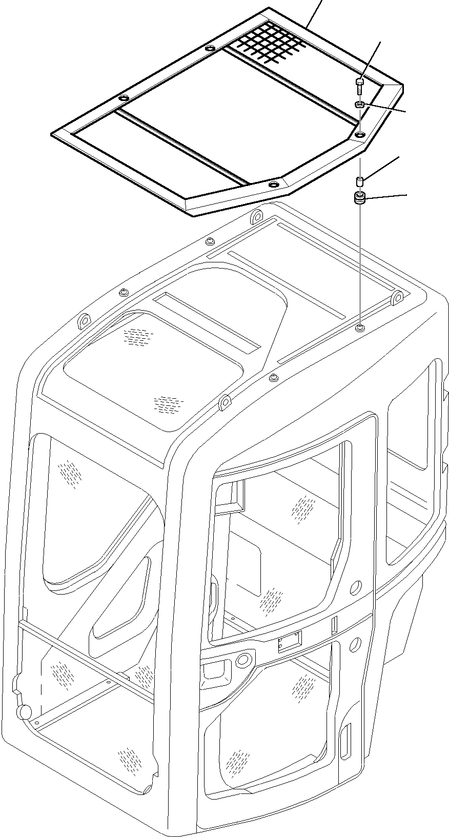 PROTECTION, TOP 3F1047059 KOMATSU