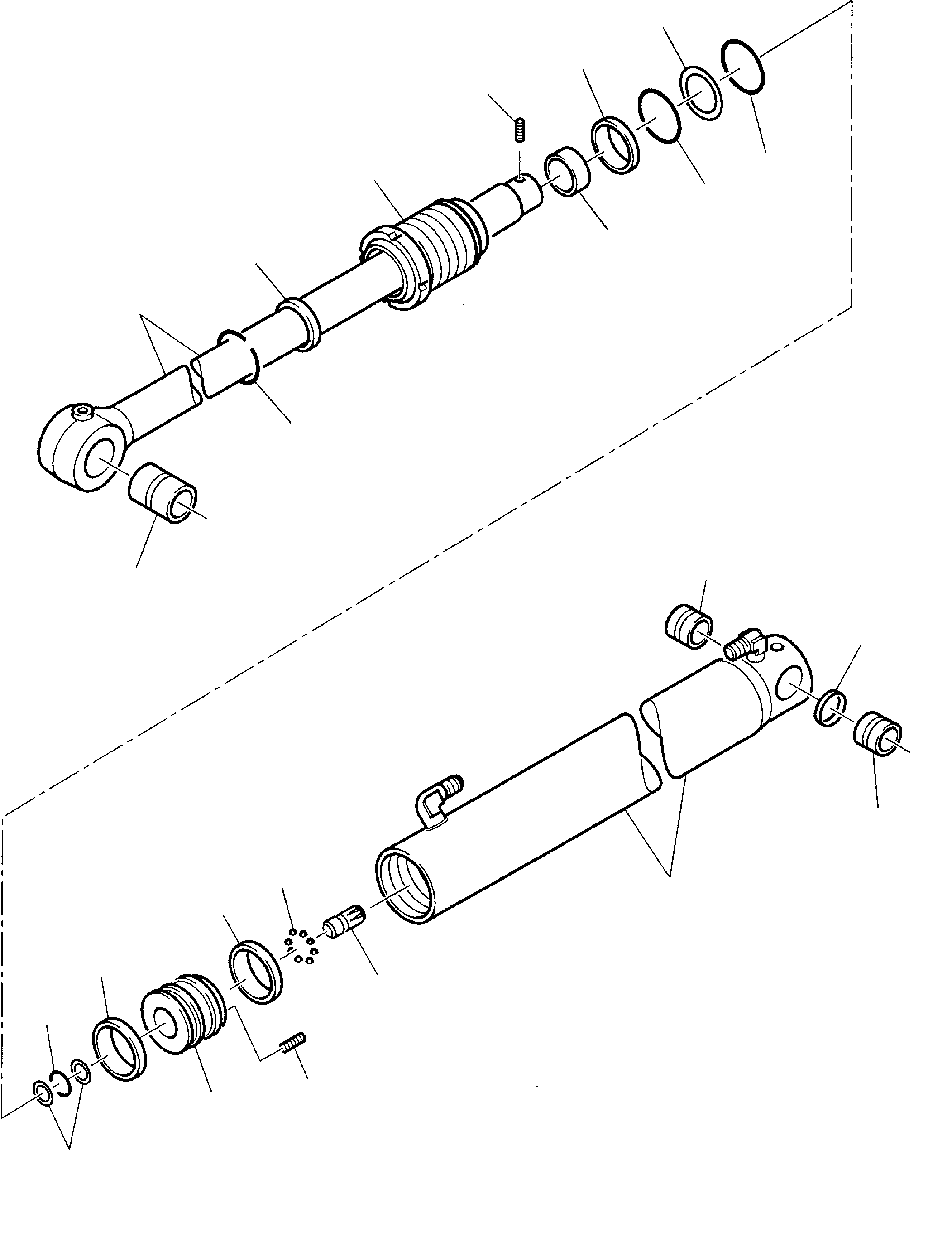 Цилиндр лев. 721-11-11861 KOMATSU