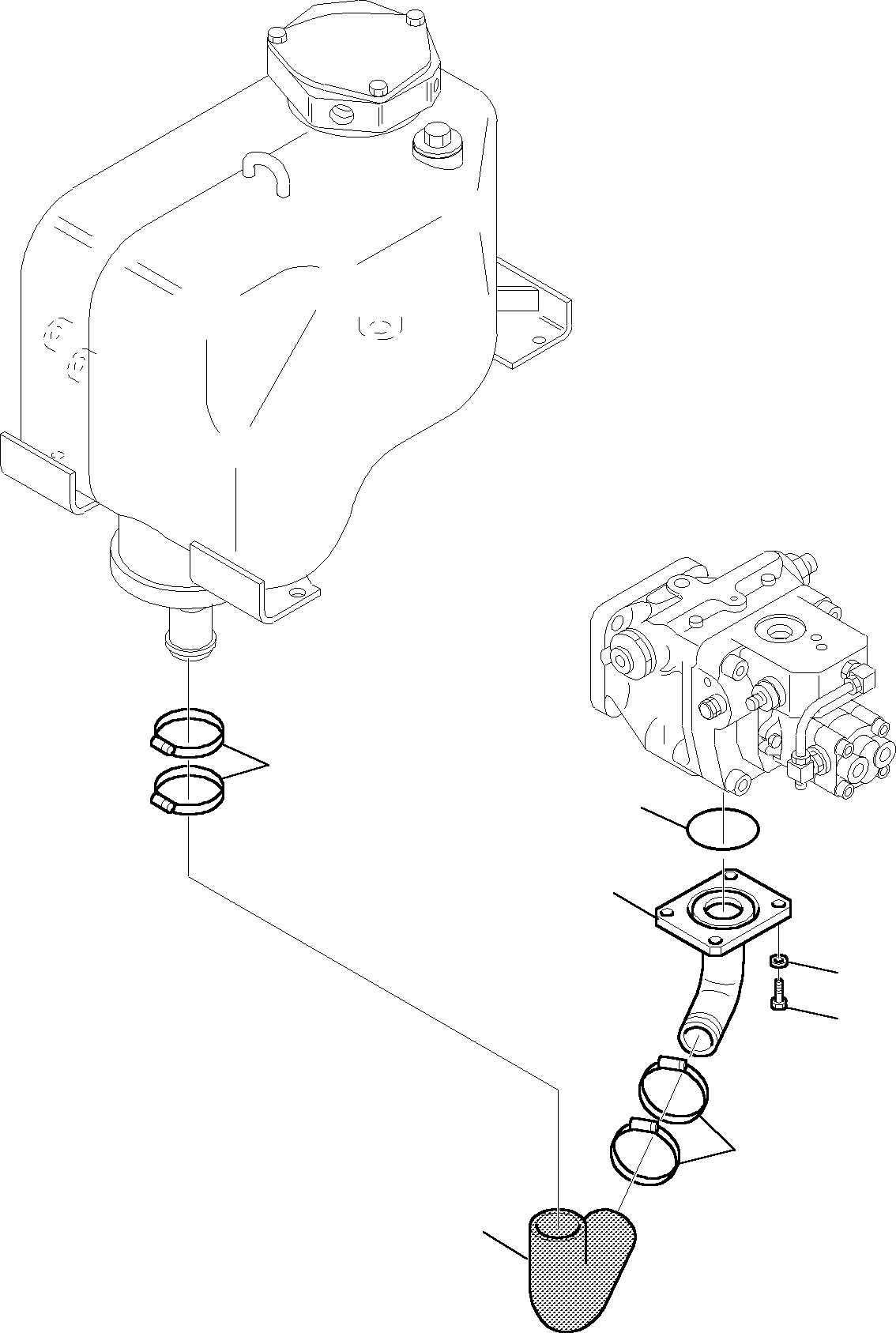 Фланец 3F4560054 KOMATSU