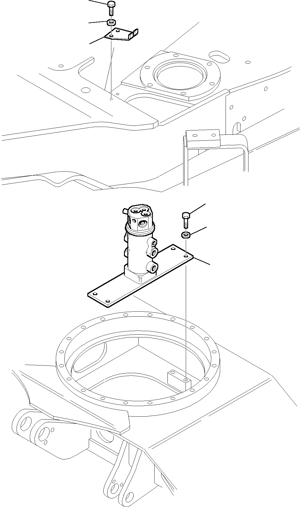 SWIVEL JOINT, ASSY. (3F3057053) KOMATSU
