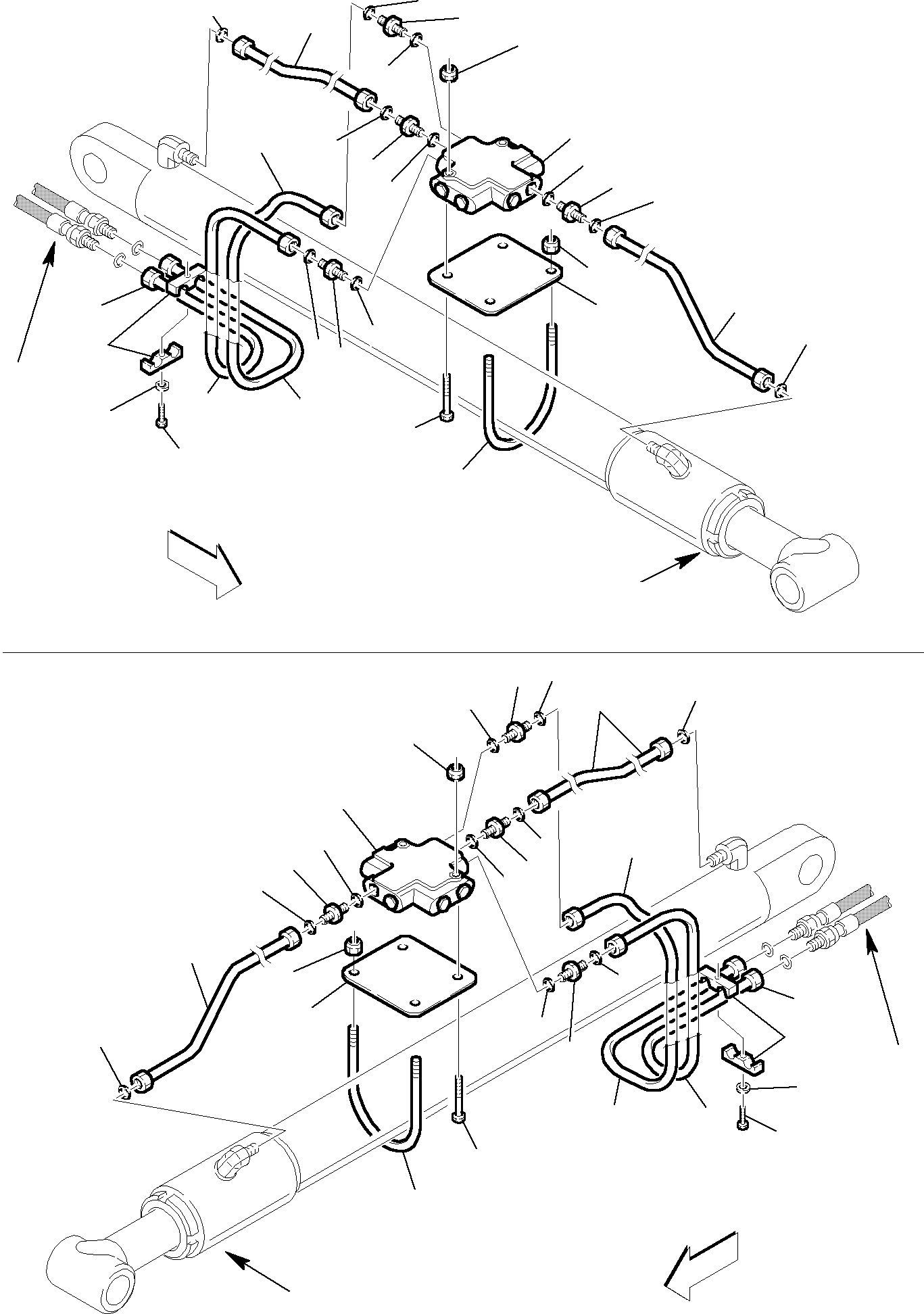 PIPE L.H. (CYLINDER END) 312637090 KOMATSU