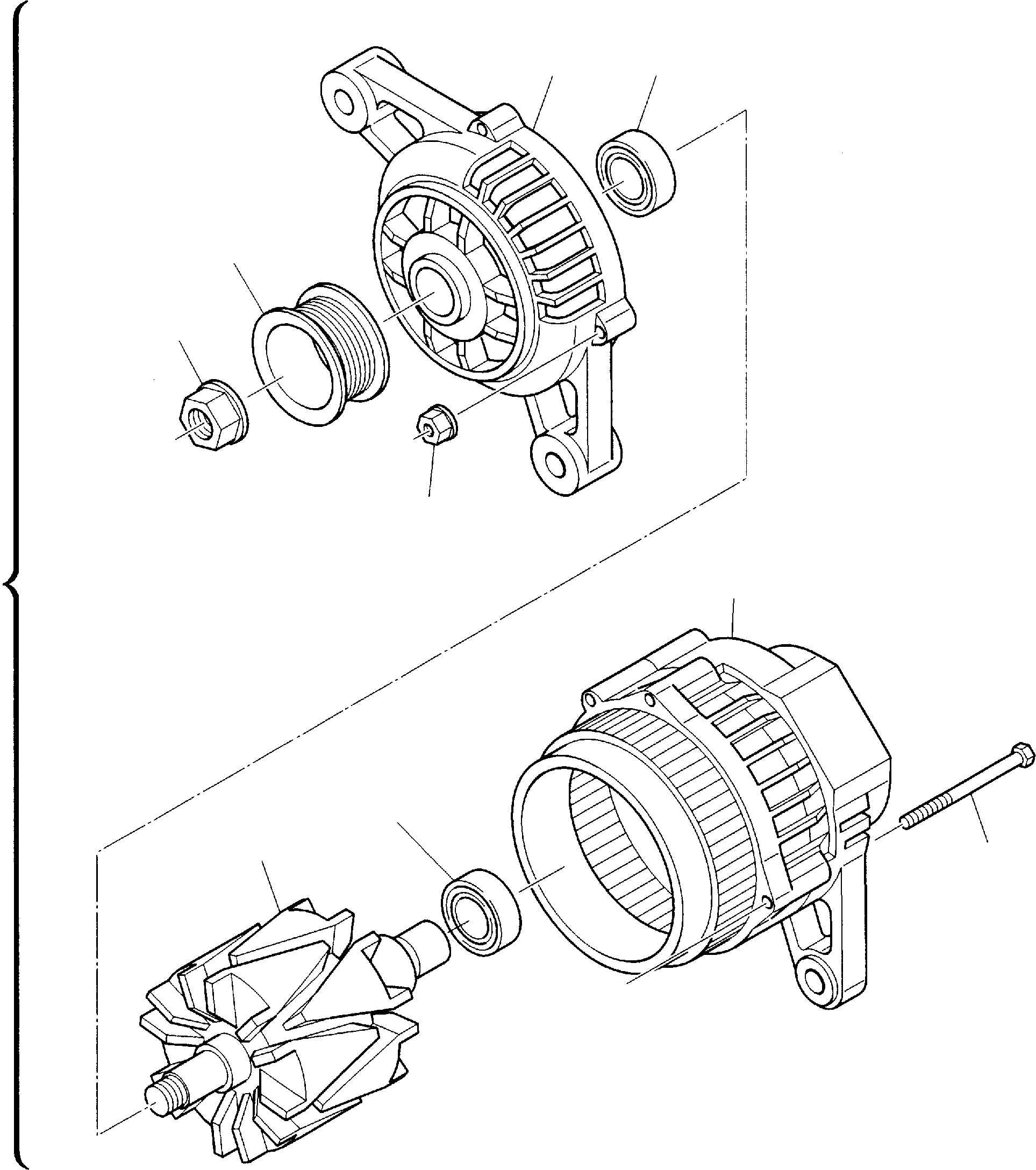 COIL ASSY.,FIELD YM123900-77720 KOMATSU