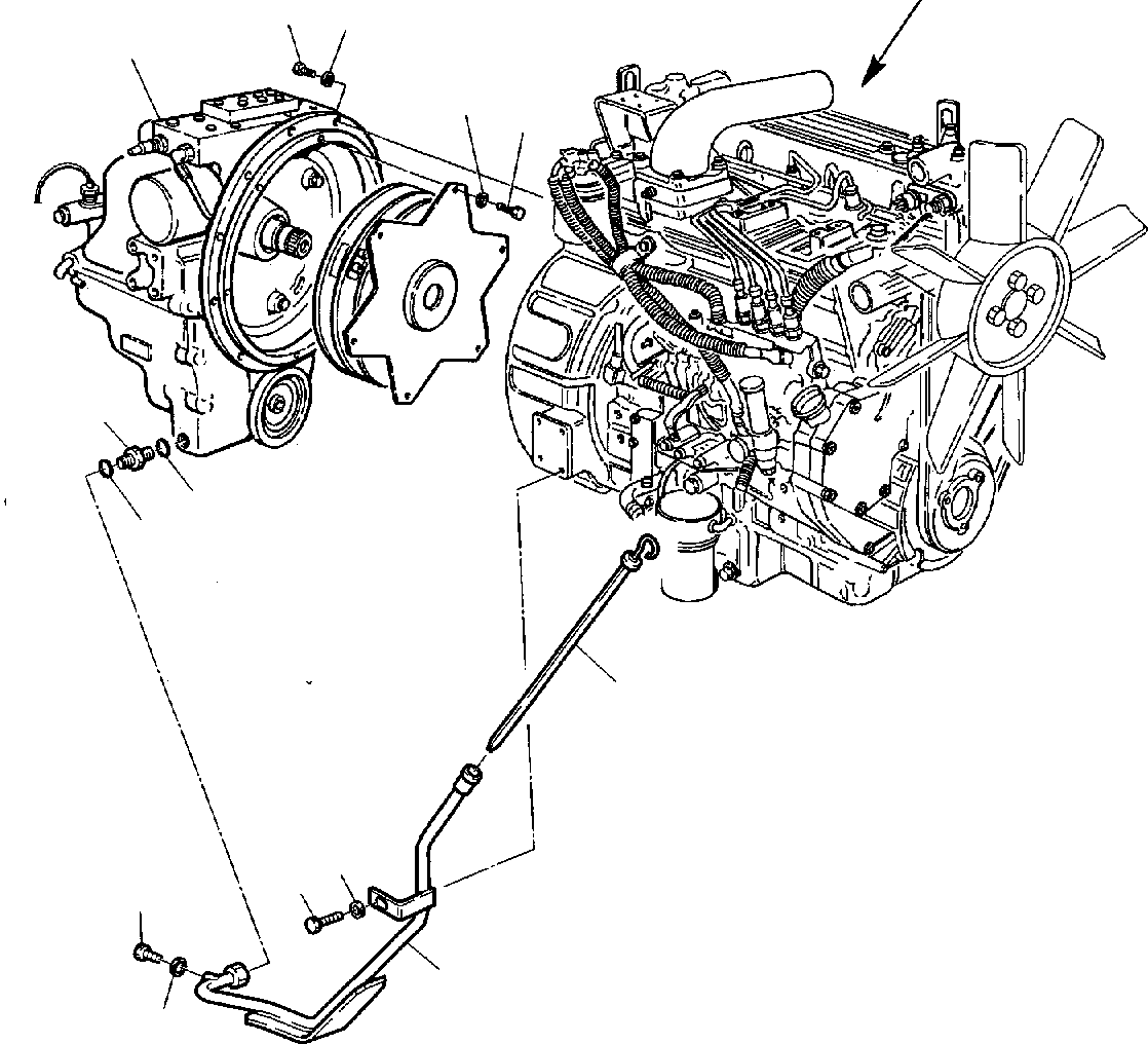 LEVEL PIPE 312607111 KOMATSU