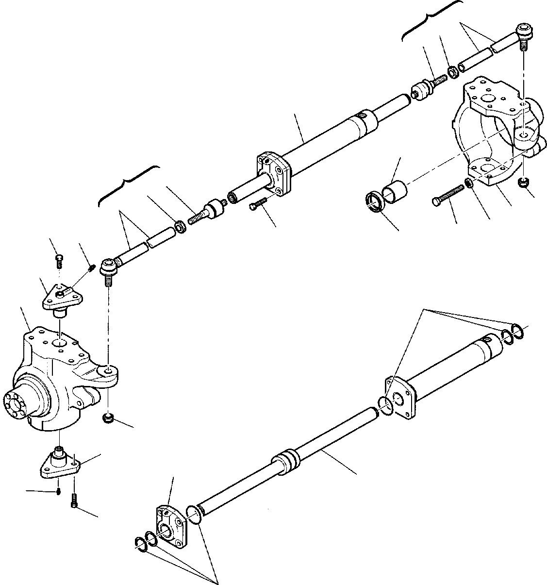 FRONT AXLE, ASSY (200040634) KOMATSU