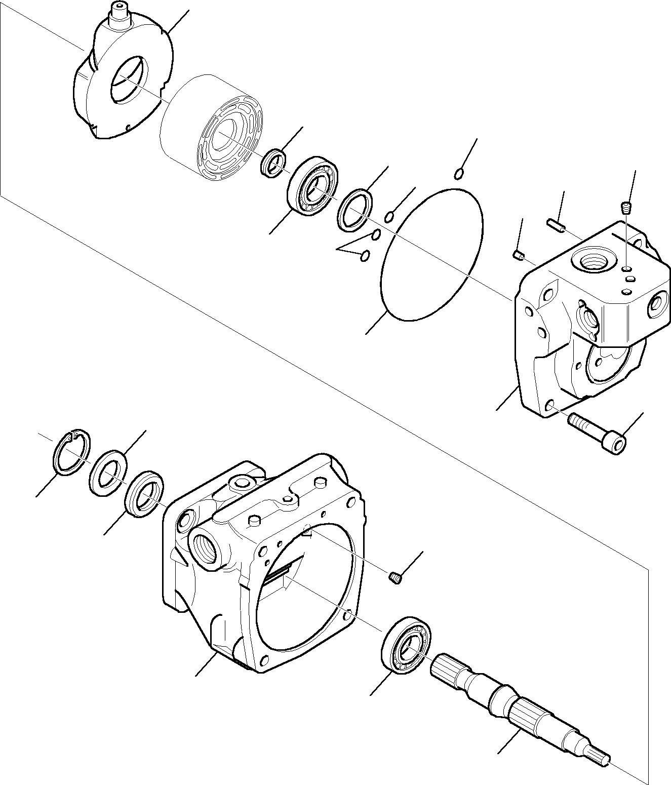 HYDRAULIC PUMP, ASSY. 3F4555052 KOMATSU