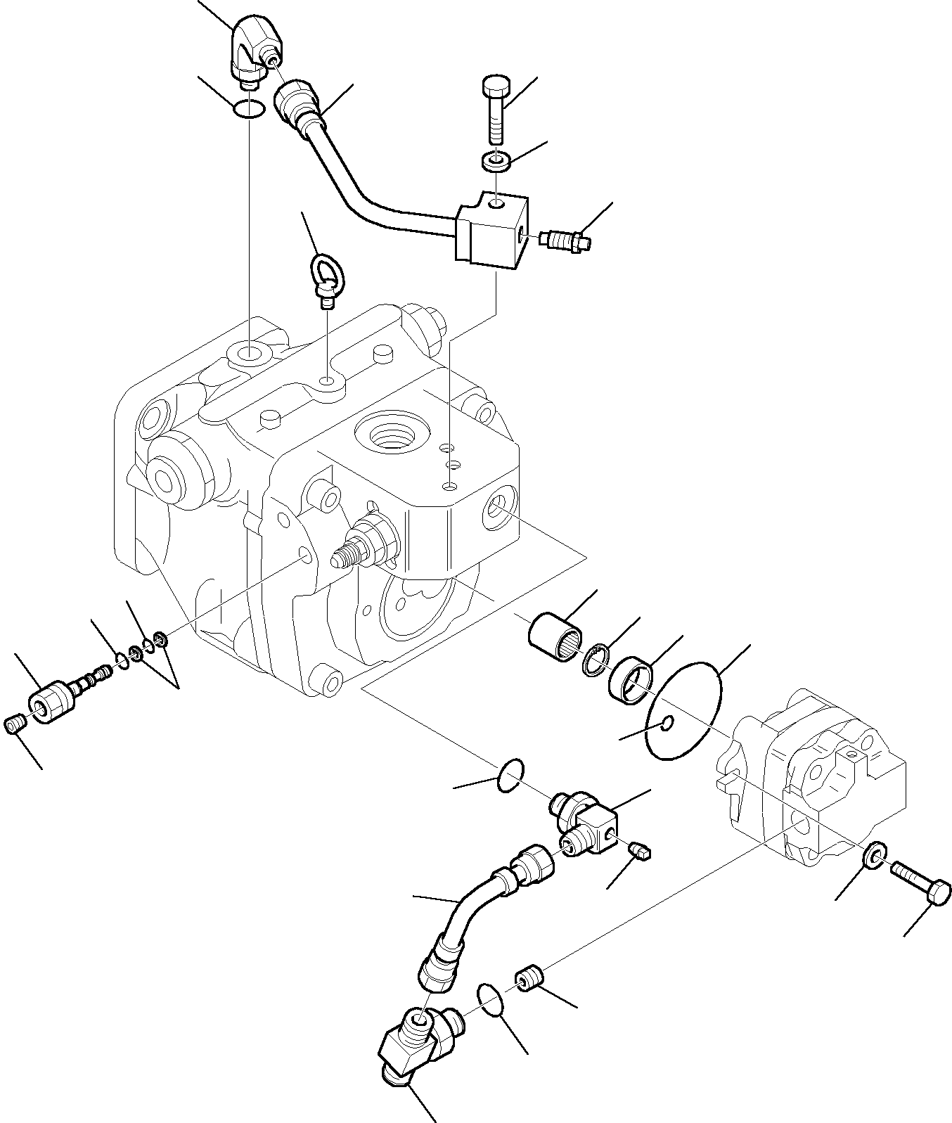 Фланец CA0144332 KOMATSU