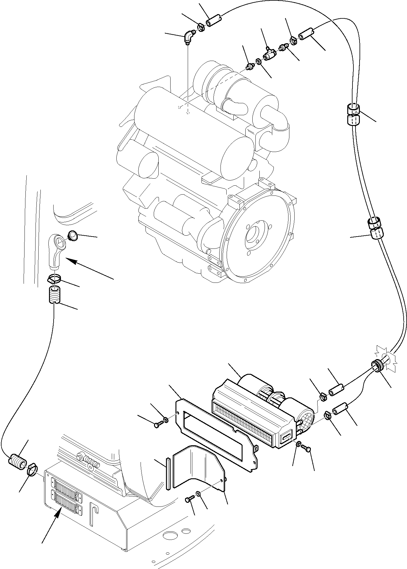 Шланг 3F0549604 KOMATSU