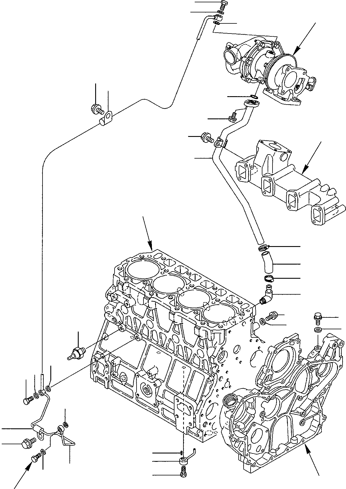 Труба YM123912-39600 KOMATSU