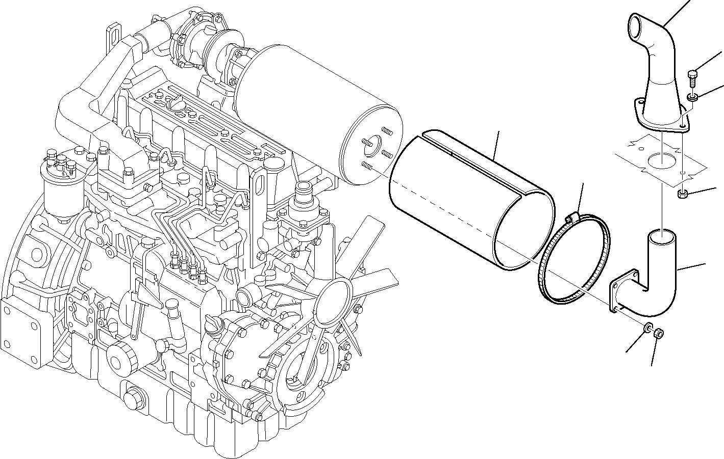 Гайка 21D-09-21170 KOMATSU