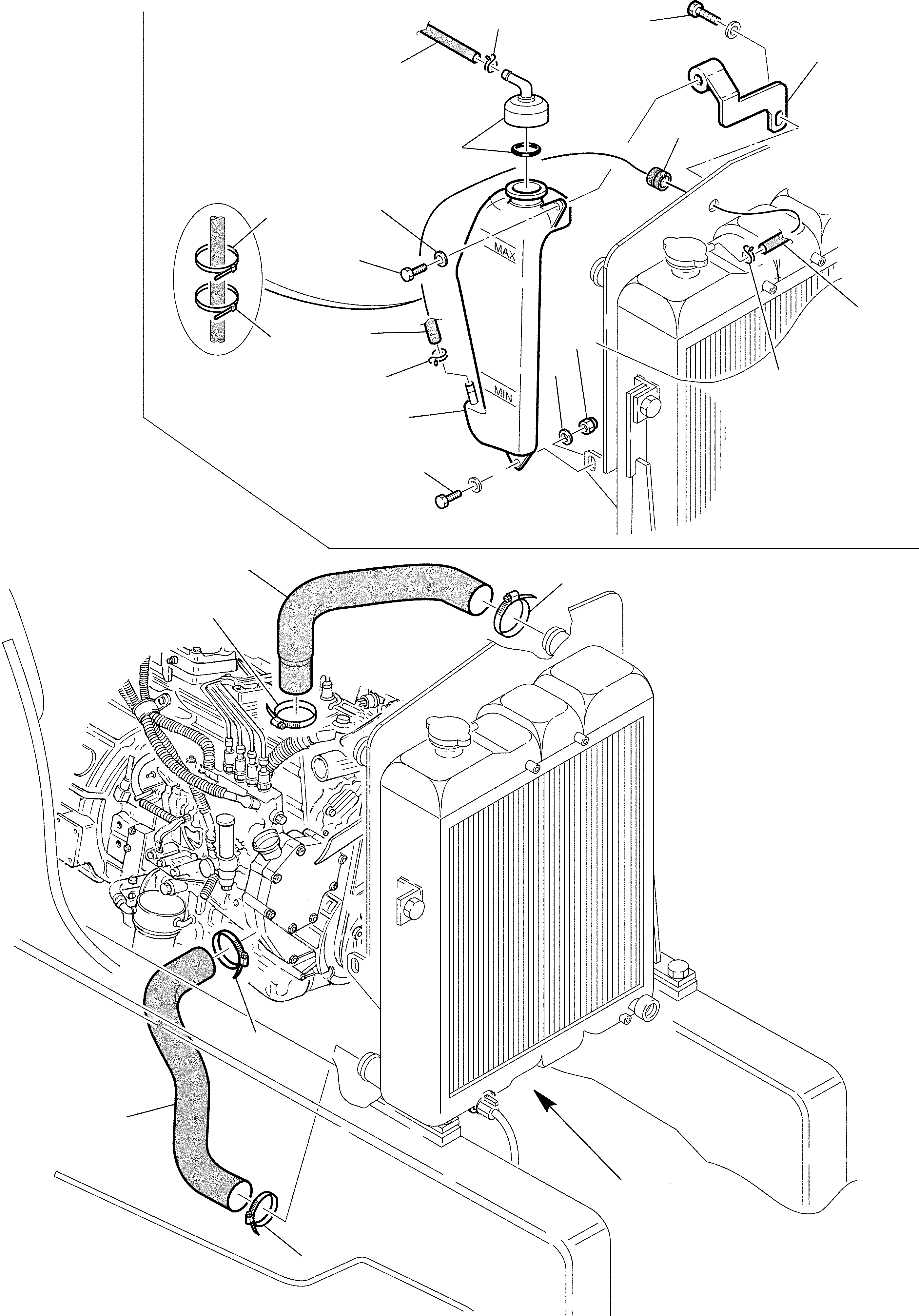 SUPPORT, UPPER 312607154 KOMATSU