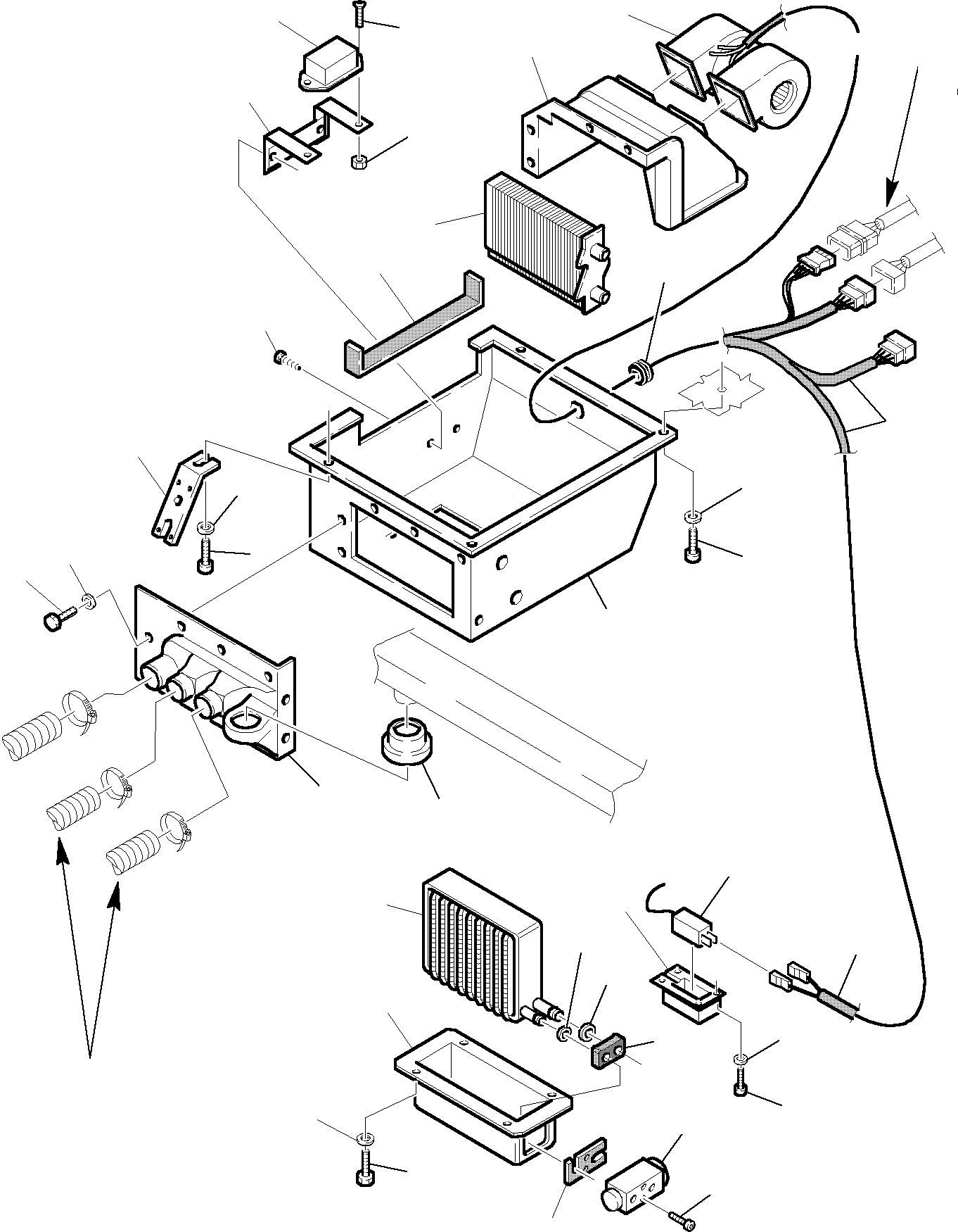BRACKET, RESISTOR SUPPORT 312649137 KOMATSU
