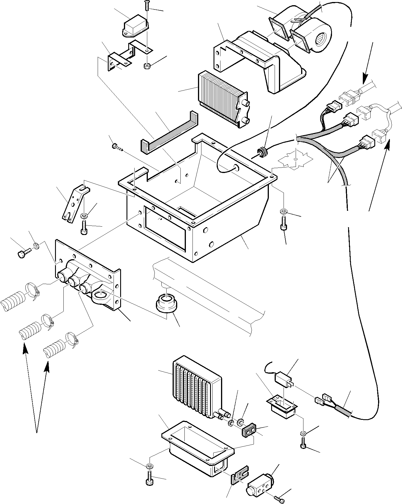 ENCLOSURE, EVAPORATOR 312649154 KOMATSU