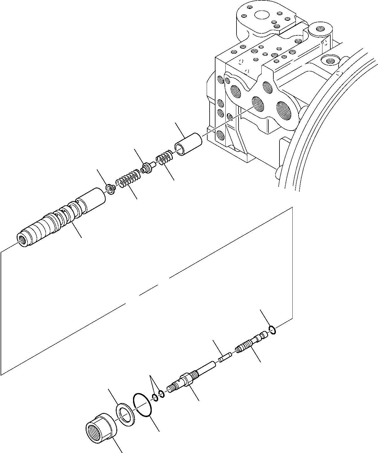 PC VALVE, ASSY. 708-1L-04810 KOMATSU