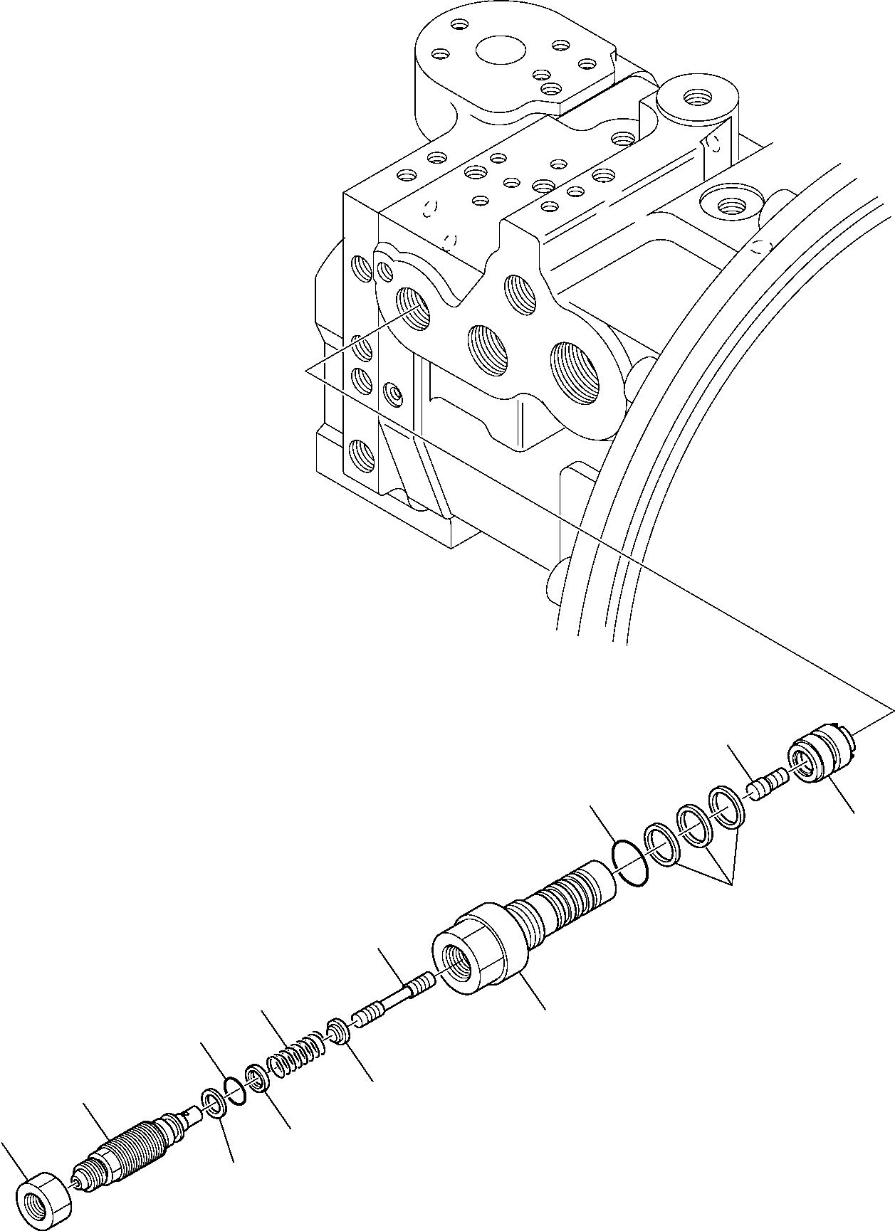 LS VALVE, ASSY. 708-1L-04740 KOMATSU