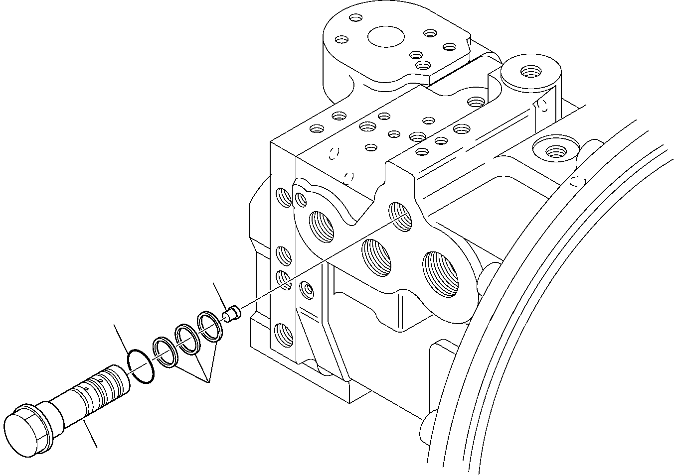 CAP, ASSY. 708-1L-04920 KOMATSU