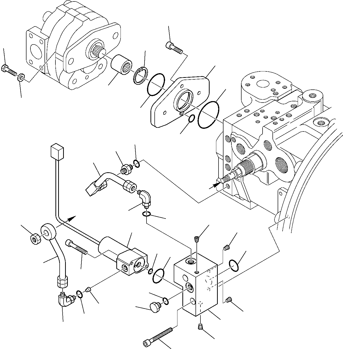 BLOCK, ASSY. 708-2L-04280 KOMATSU