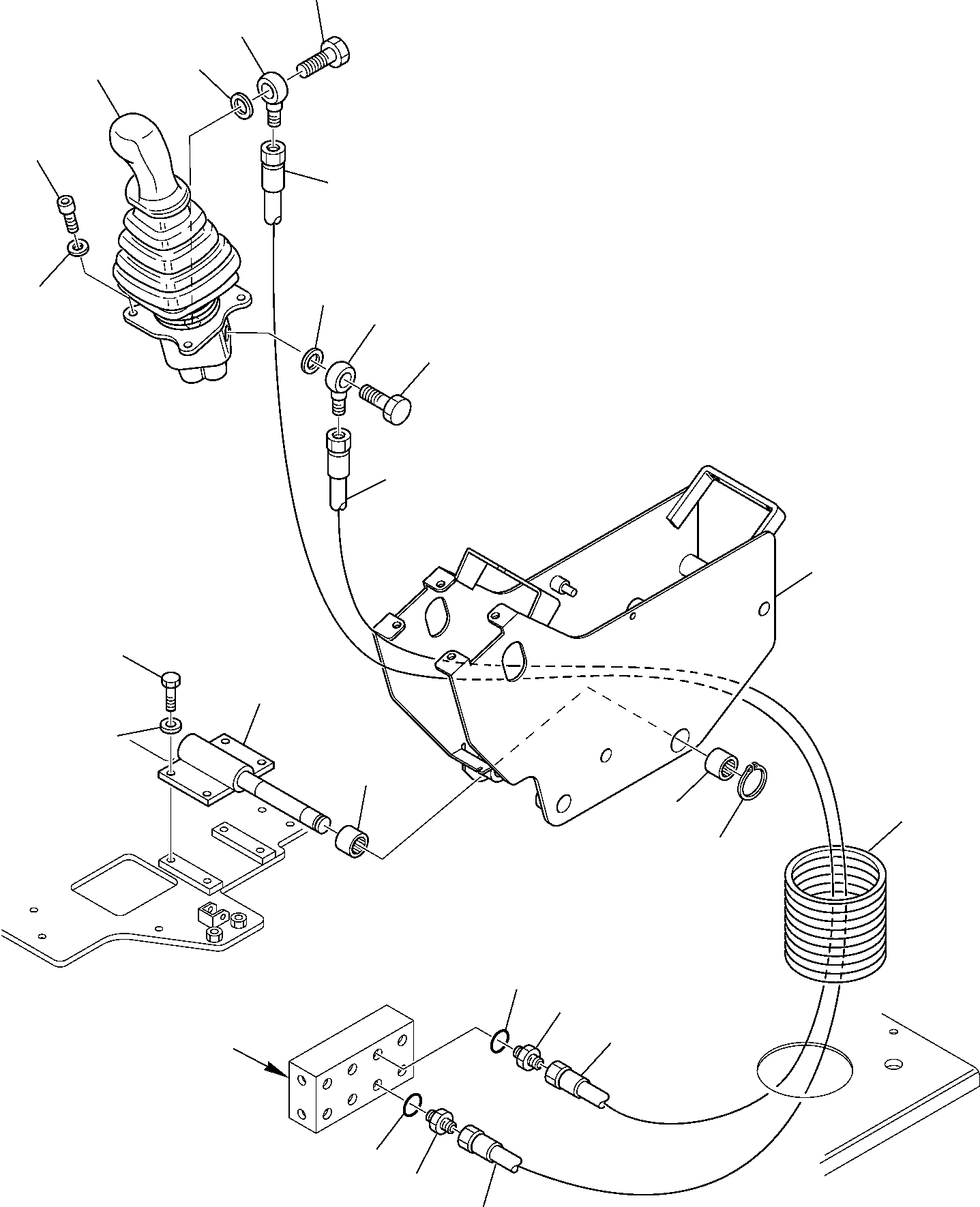 PPC VALVE, L.H., ASSY. (702-16-09090) KOMATSU