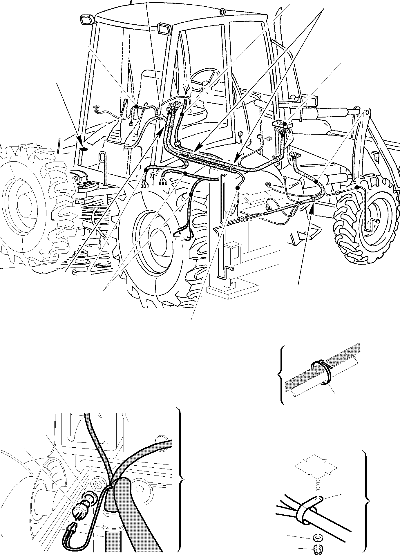 WIRING HARNESS, FRONT 312612175 KOMATSU