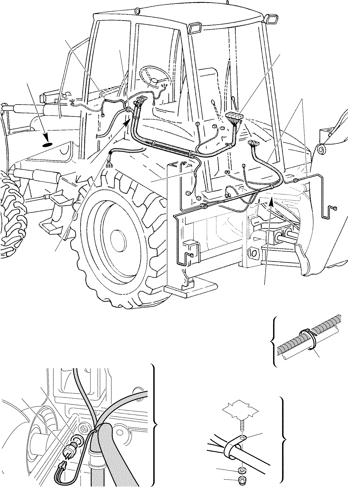 WIRING, LATERAL PLATFORM (312612219) KOMATSU