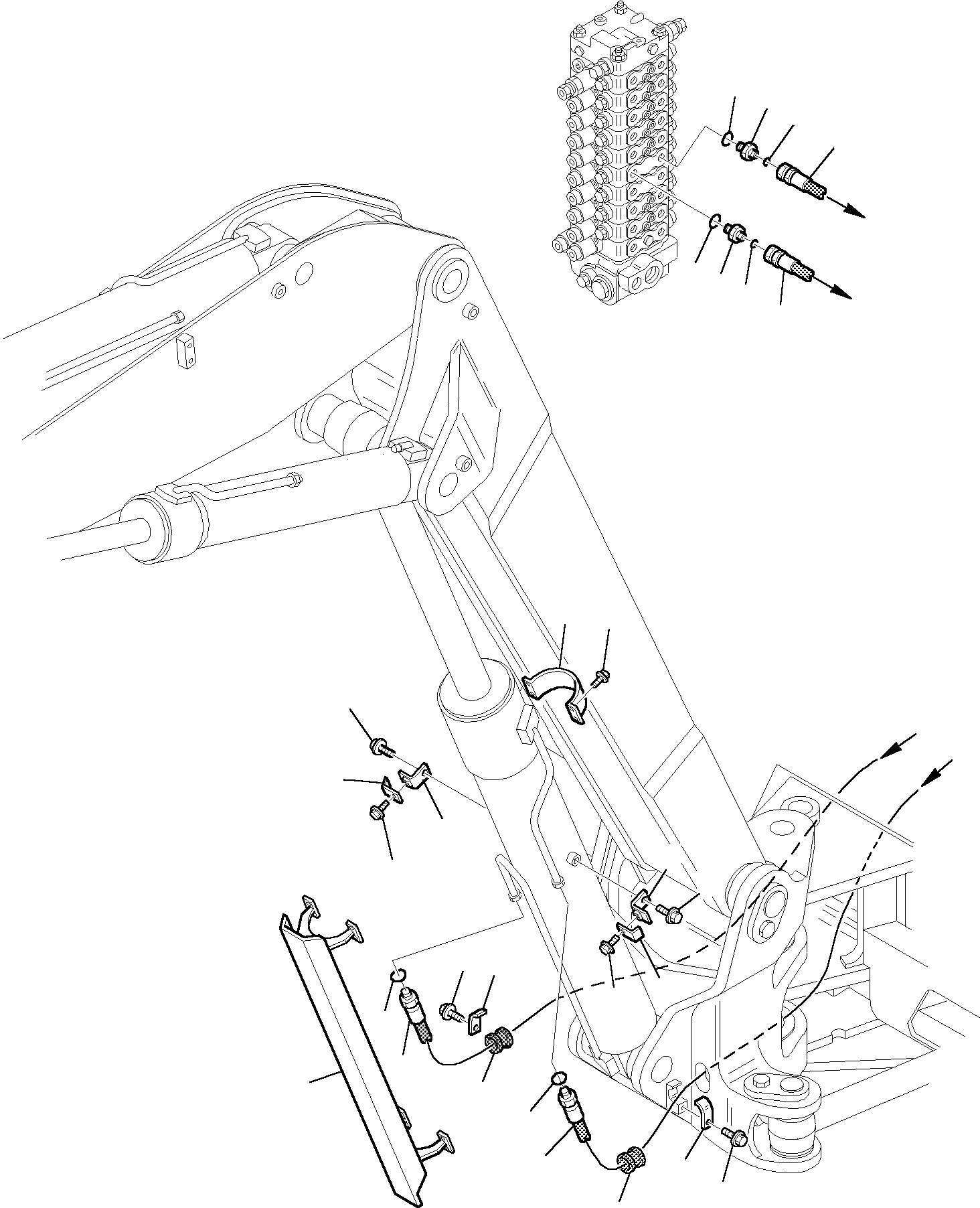 Соединительный штуцер 22E-62-11660 KOMATSU