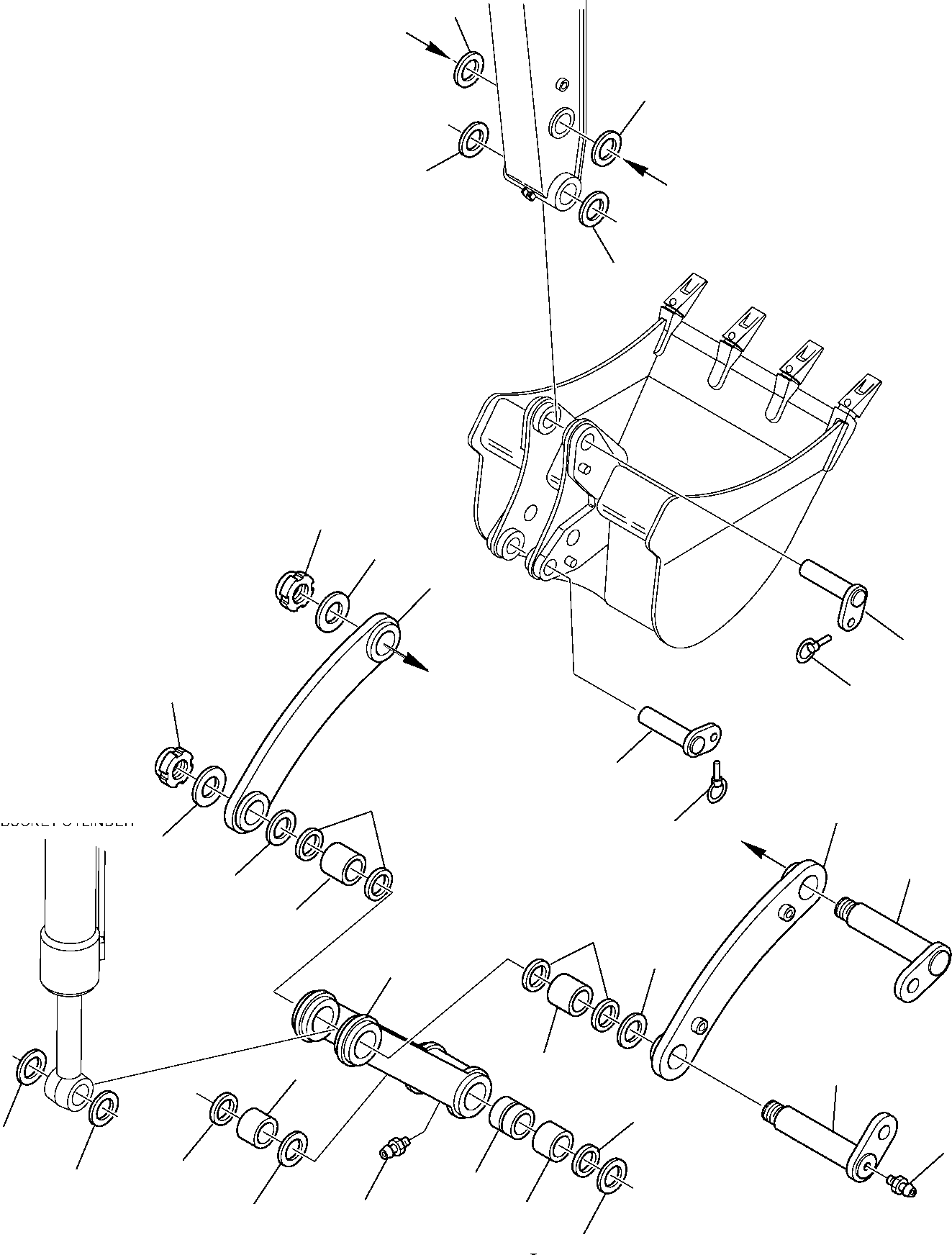 BLOCK, BOOM SWING CONTROL ASSY 844200529 KOMATSU