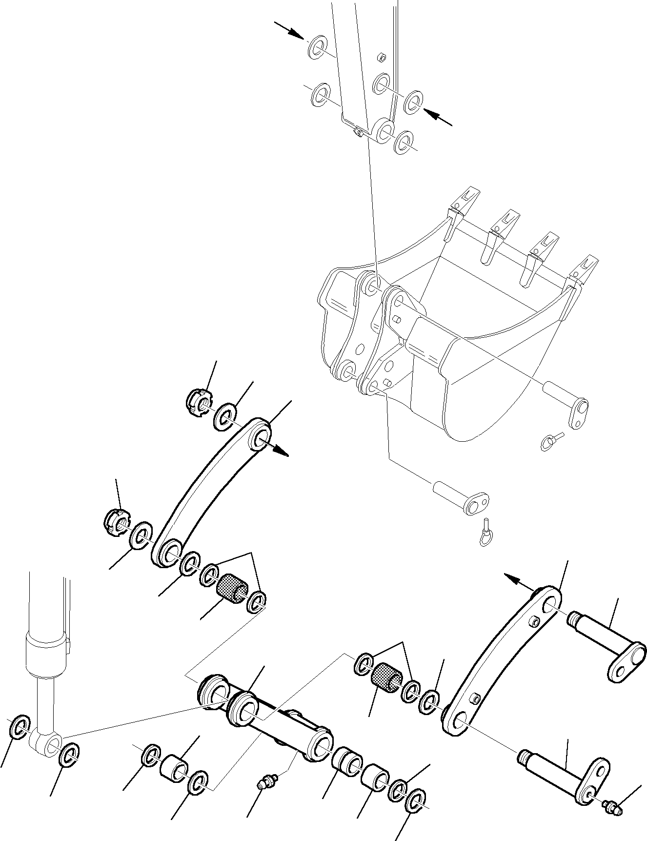BLOCK, BOOM CONTROL ASSY 844200740 KOMATSU