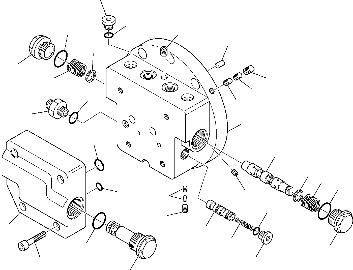 Комплект пробок 226-60-15360 KOMATSU