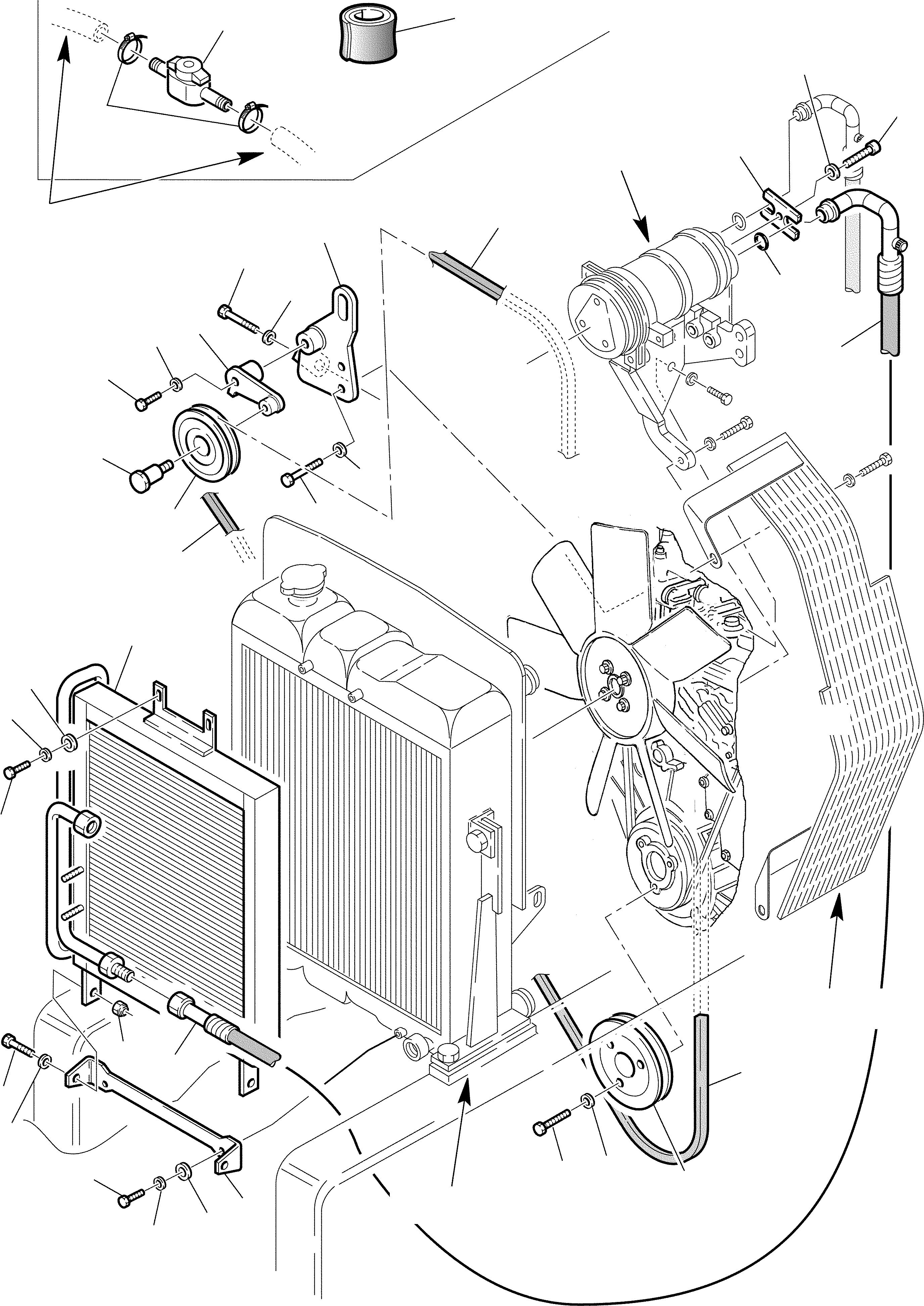MOTOR AIR BLENDING 888011103 KOMATSU