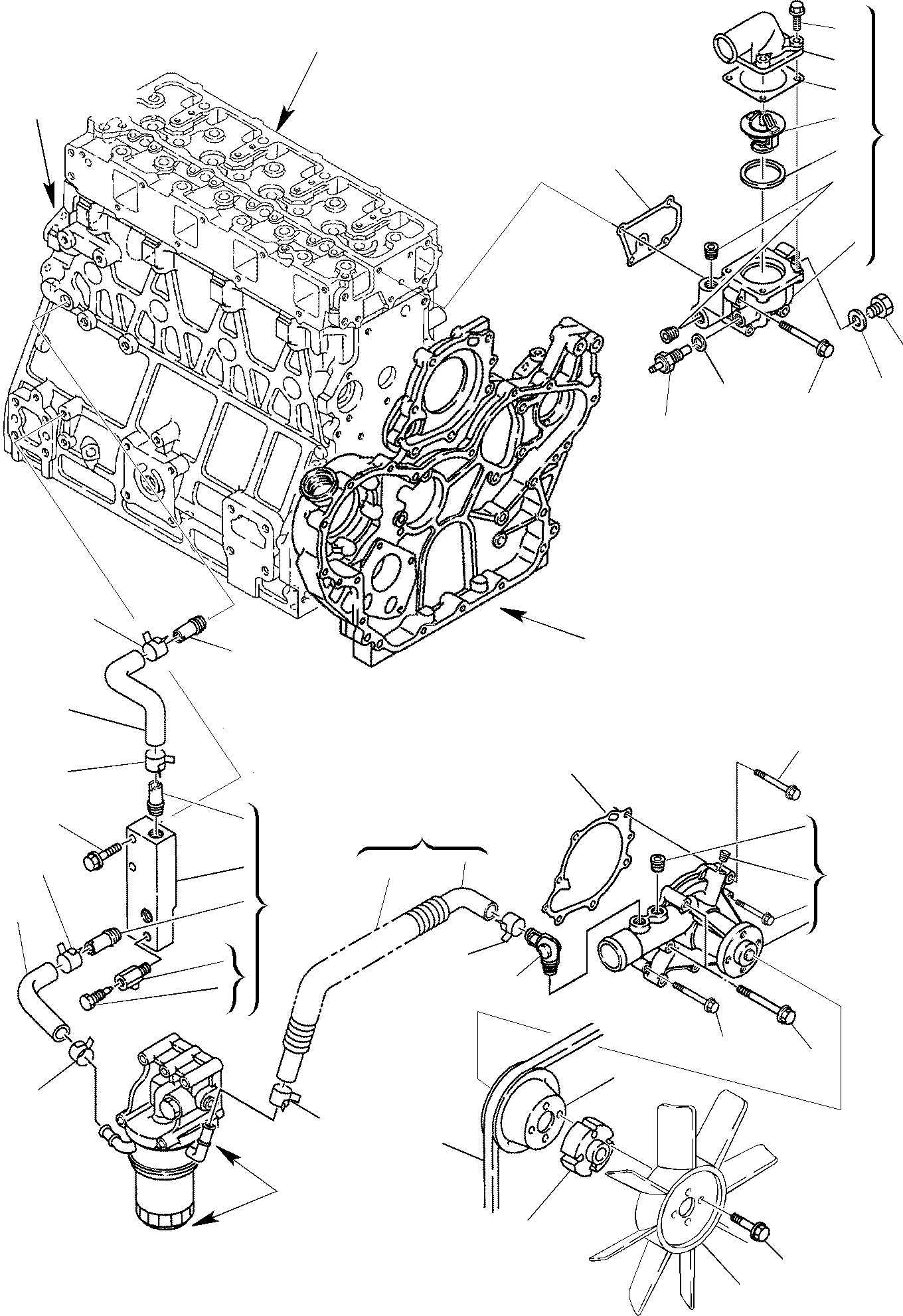 Трубка YM23910-49031 KOMATSU