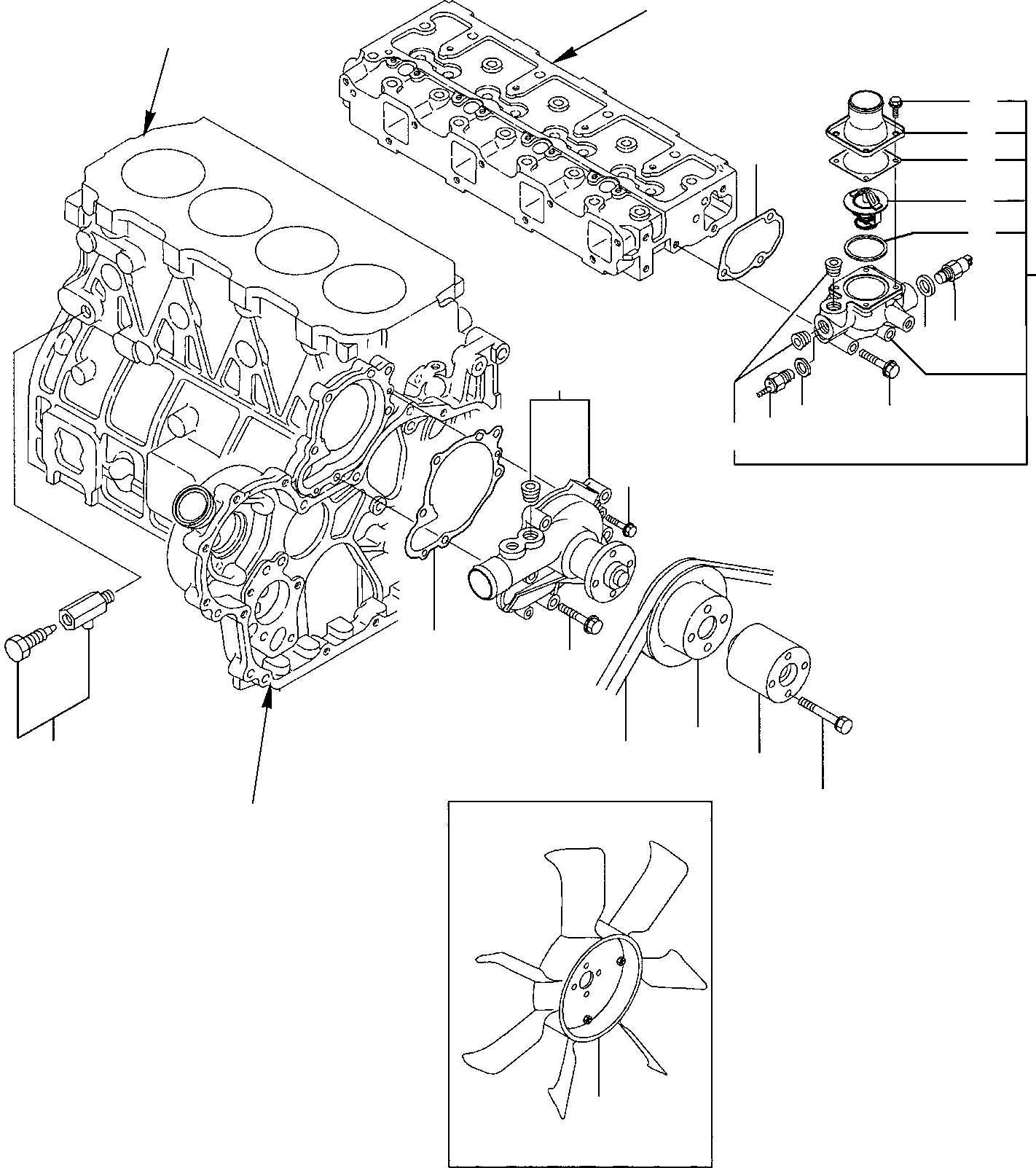 Болт YM26013-080552 KOMATSU