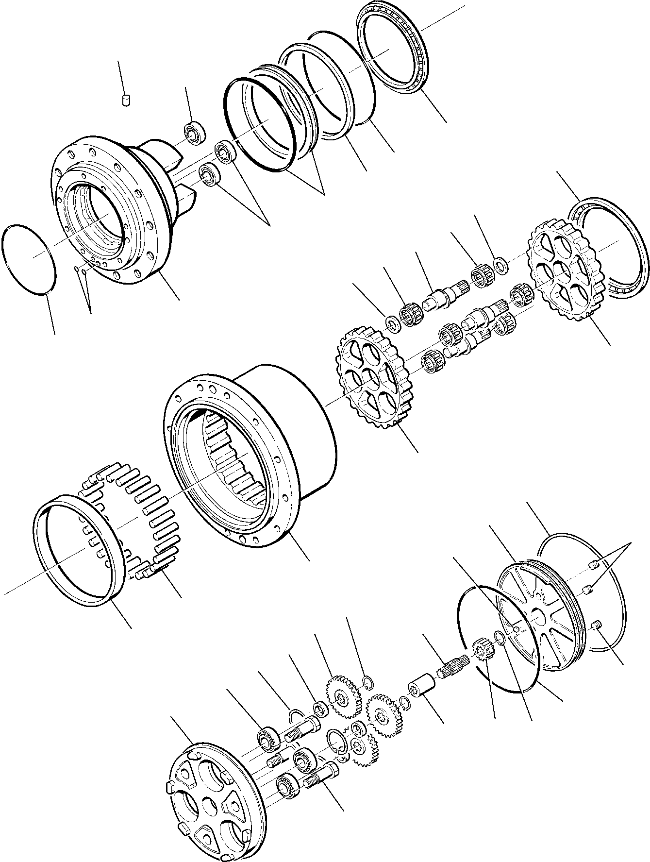 FINAL DRIVE, ASSY. (978B0000-00-NG) KOMATSU