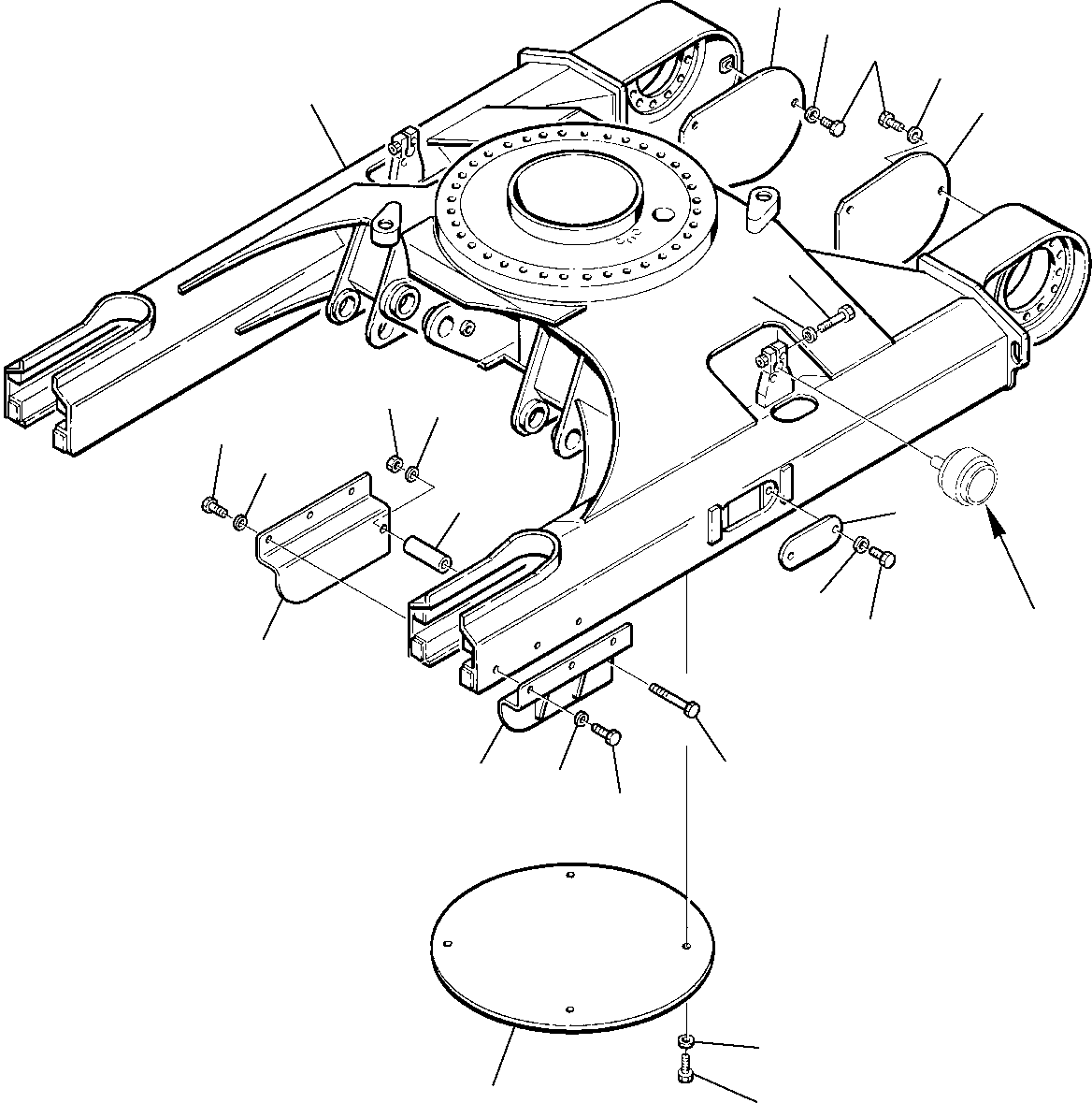 Болт 22E-47-11210 KOMATSU