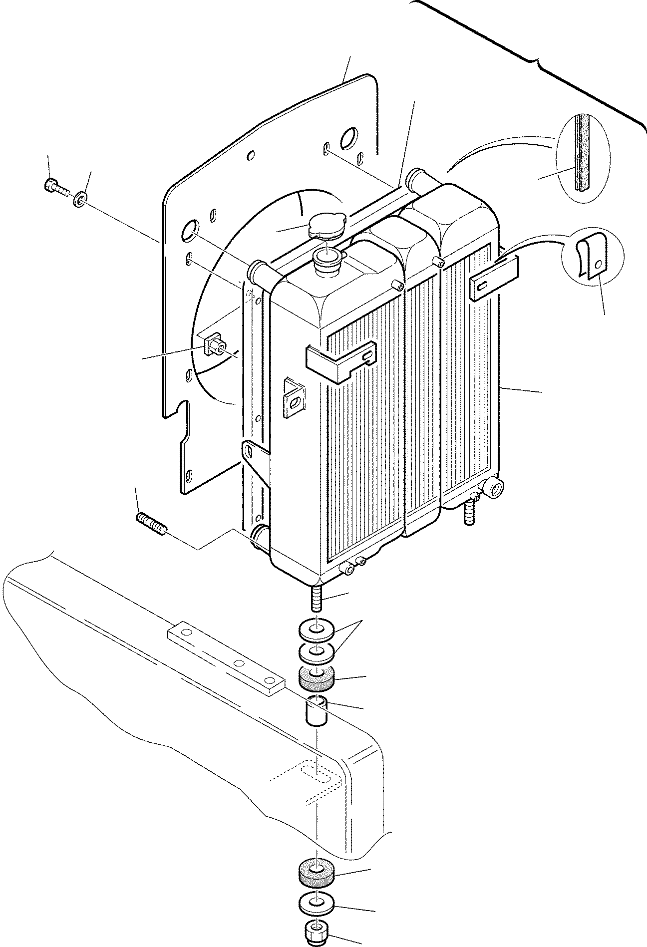 CORE, RADIATOR 875600044 KOMATSU