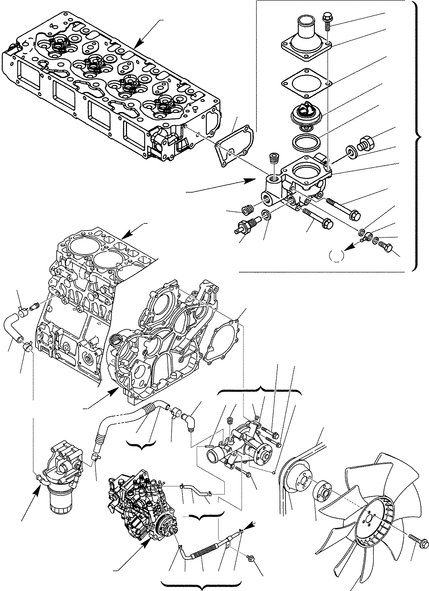 Крышка YM123962-49500 KOMATSU