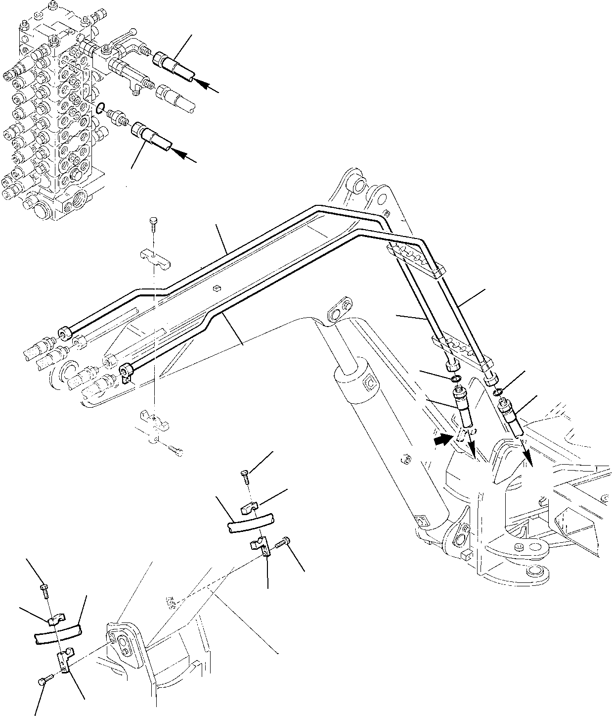 CONTROL VALVE SUPPORT 312713065 KOMATSU
