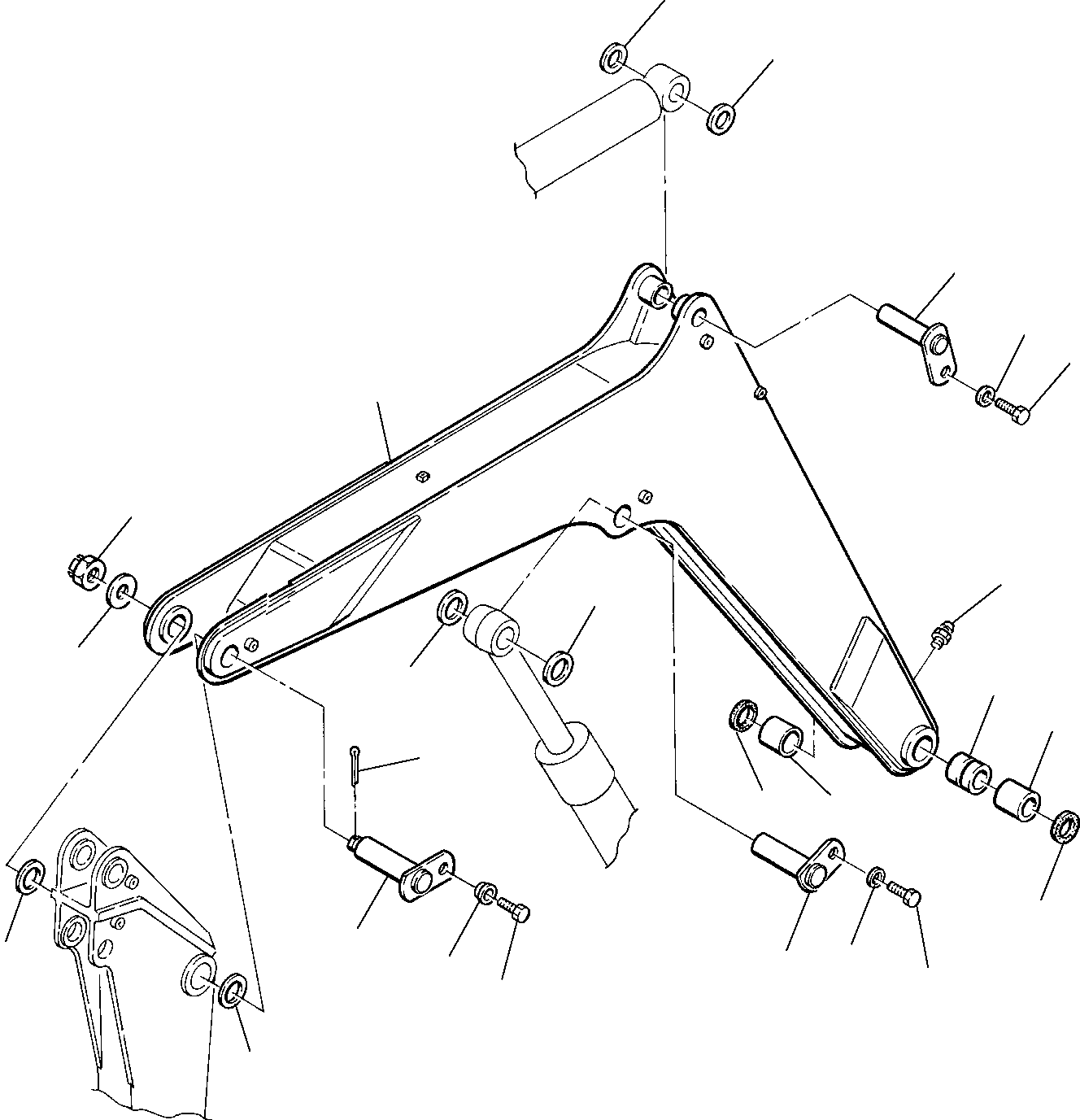 SHACKLER, ASSY (312693086) KOMATSU