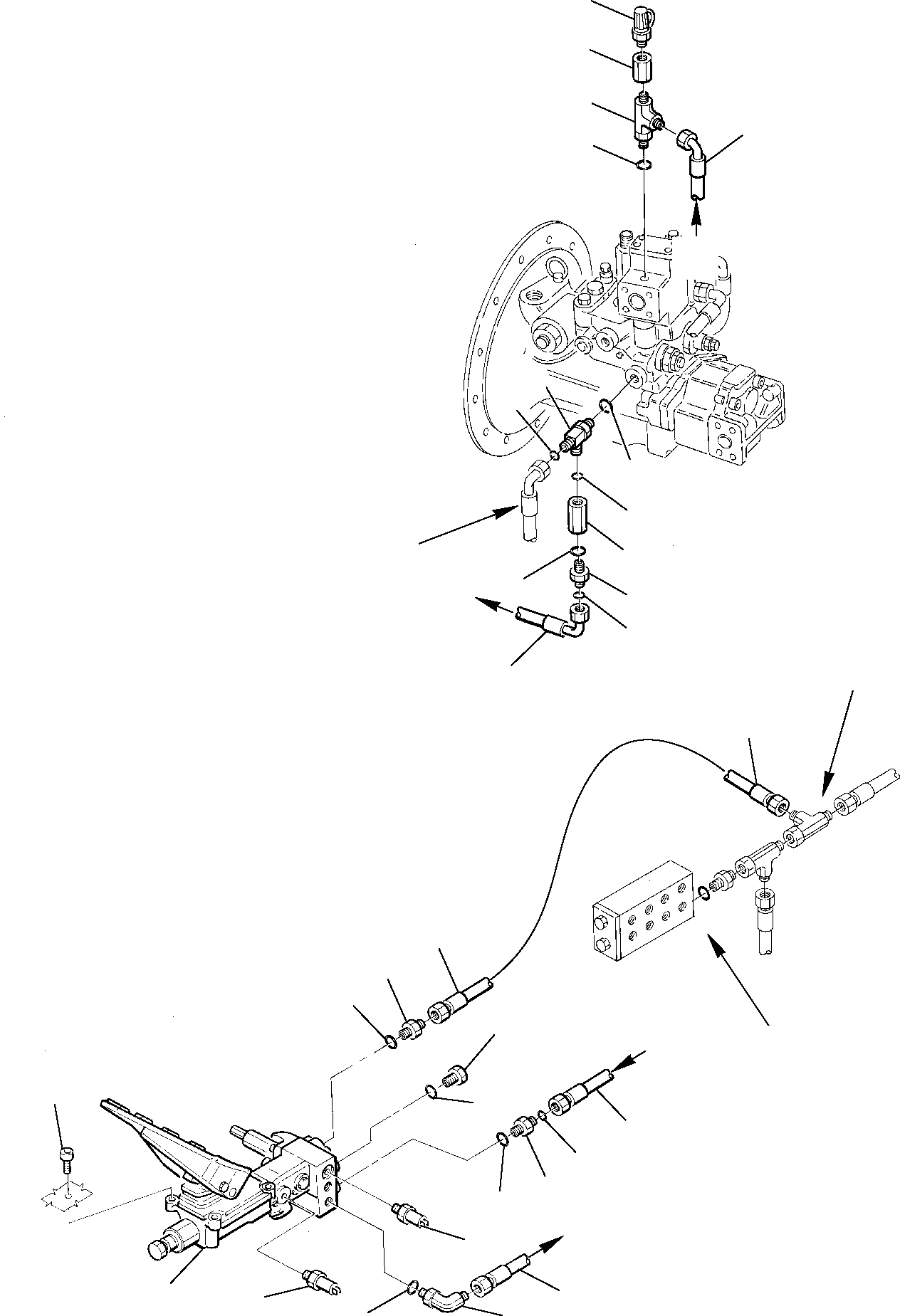 Соединительный штуцер 22E-62-12880 KOMATSU