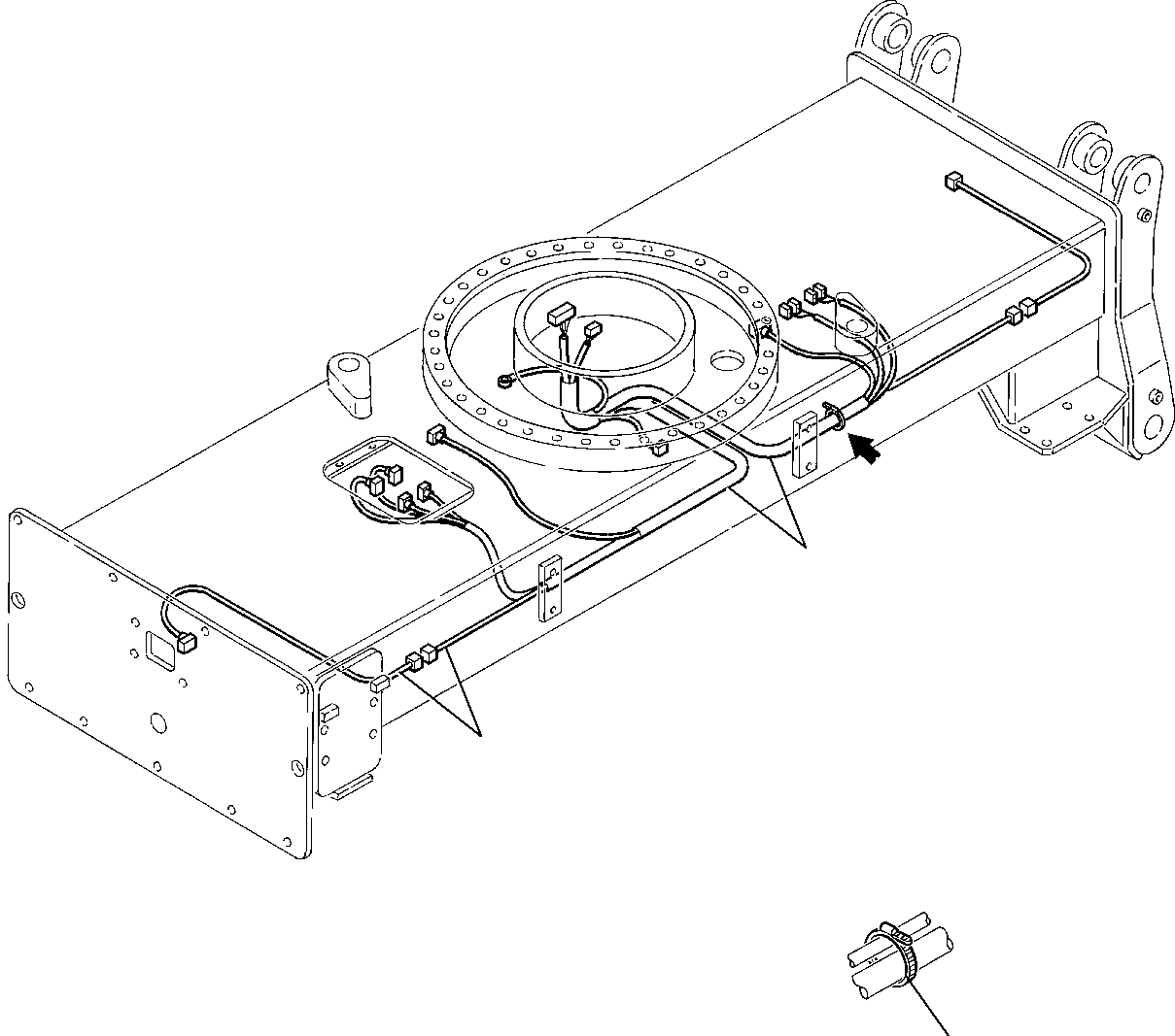 LEVER, RIGHT 312648085 KOMATSU