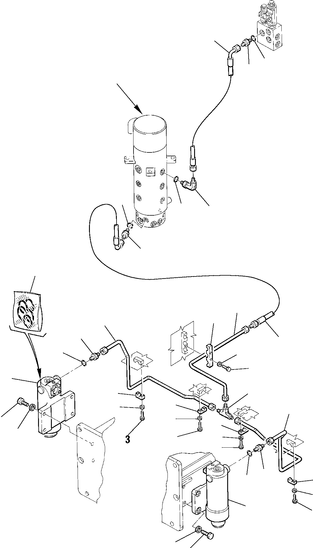 Соединительный штуцер 21D-09-54510 KOMATSU
