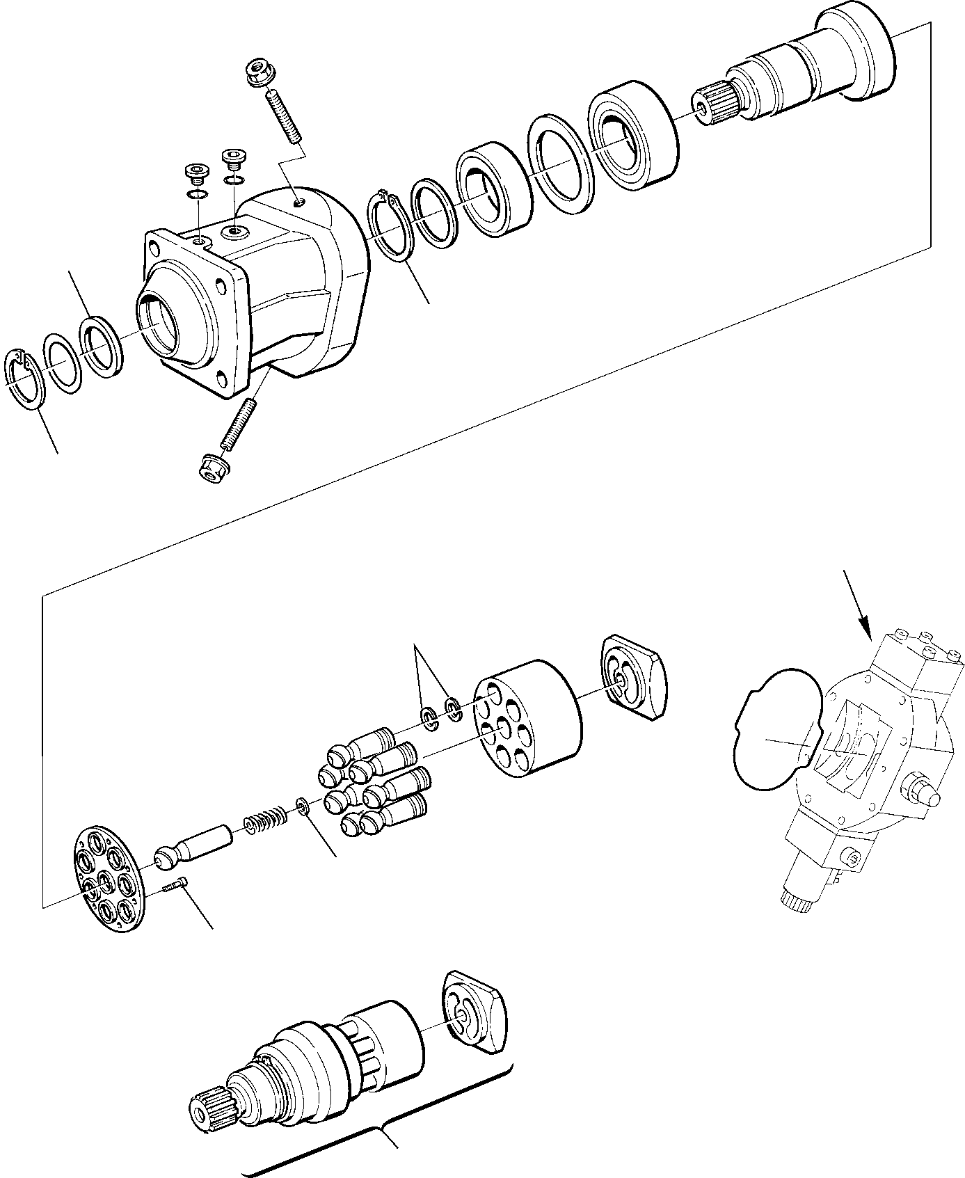 ROTARY GROUP, ASSY. 22E-60-12540 KOMATSU