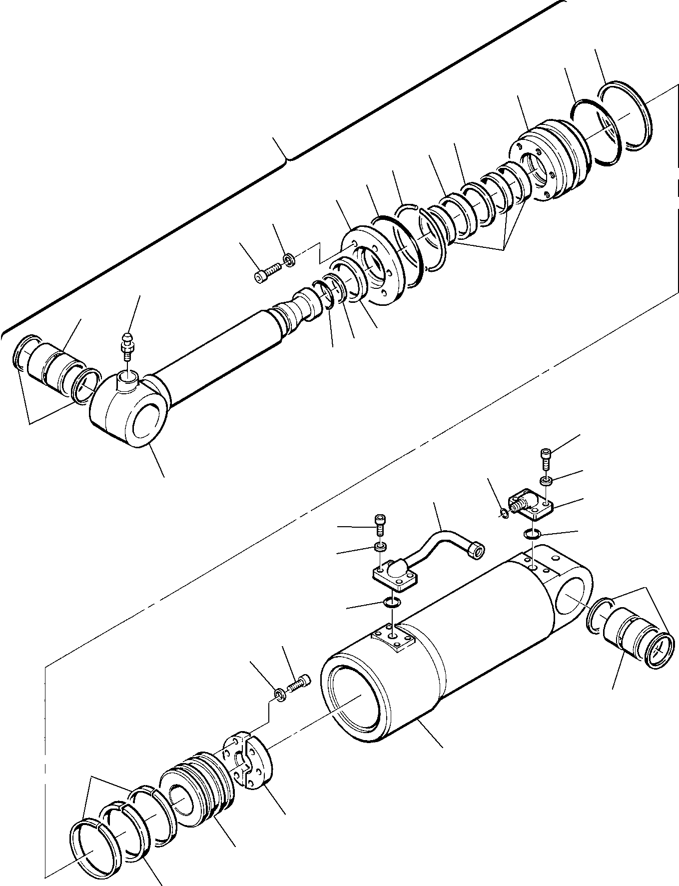 CYLINDER, ASSY. 22E-61-12600 KOMATSU