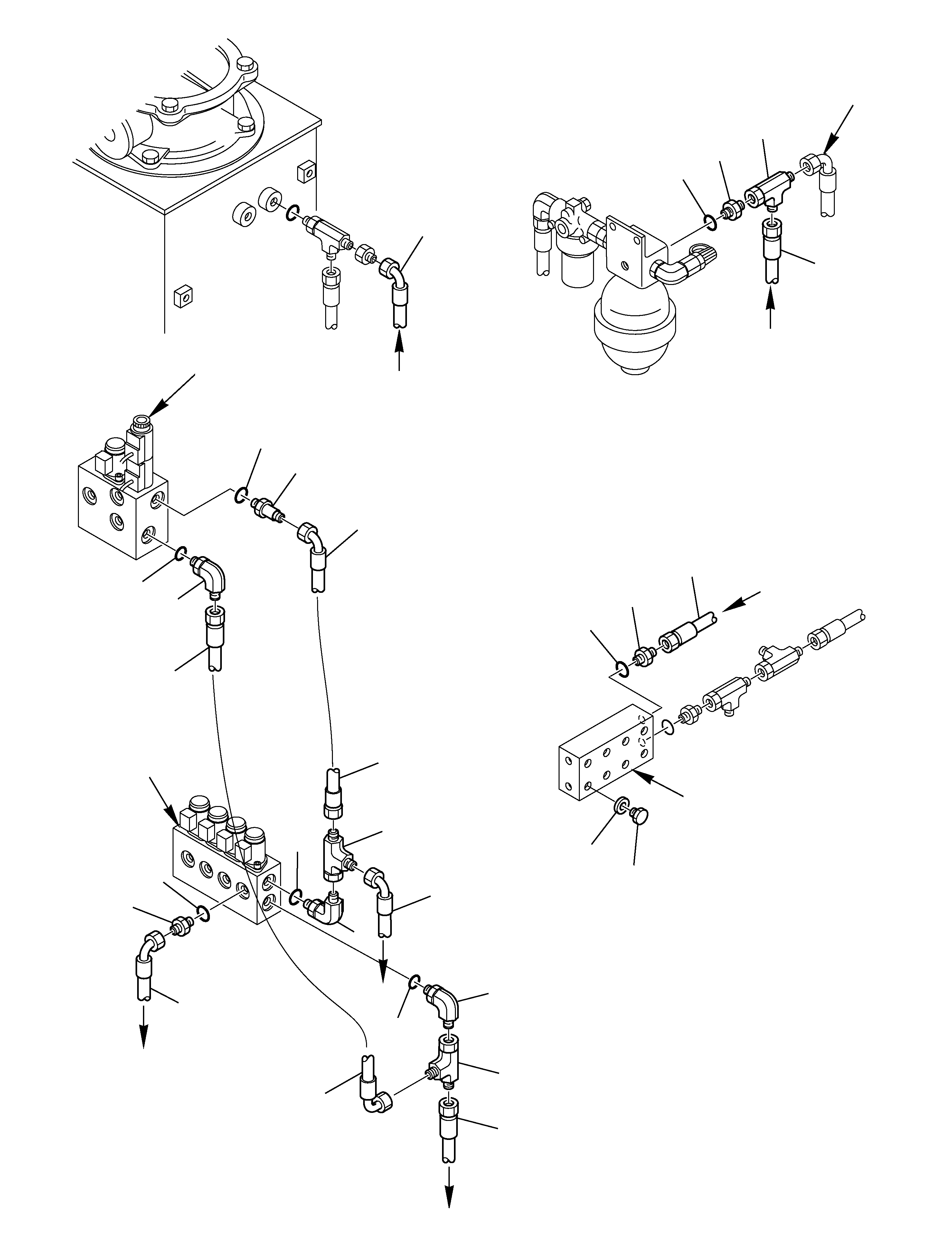 Шланг PZF392368009 KOMATSU