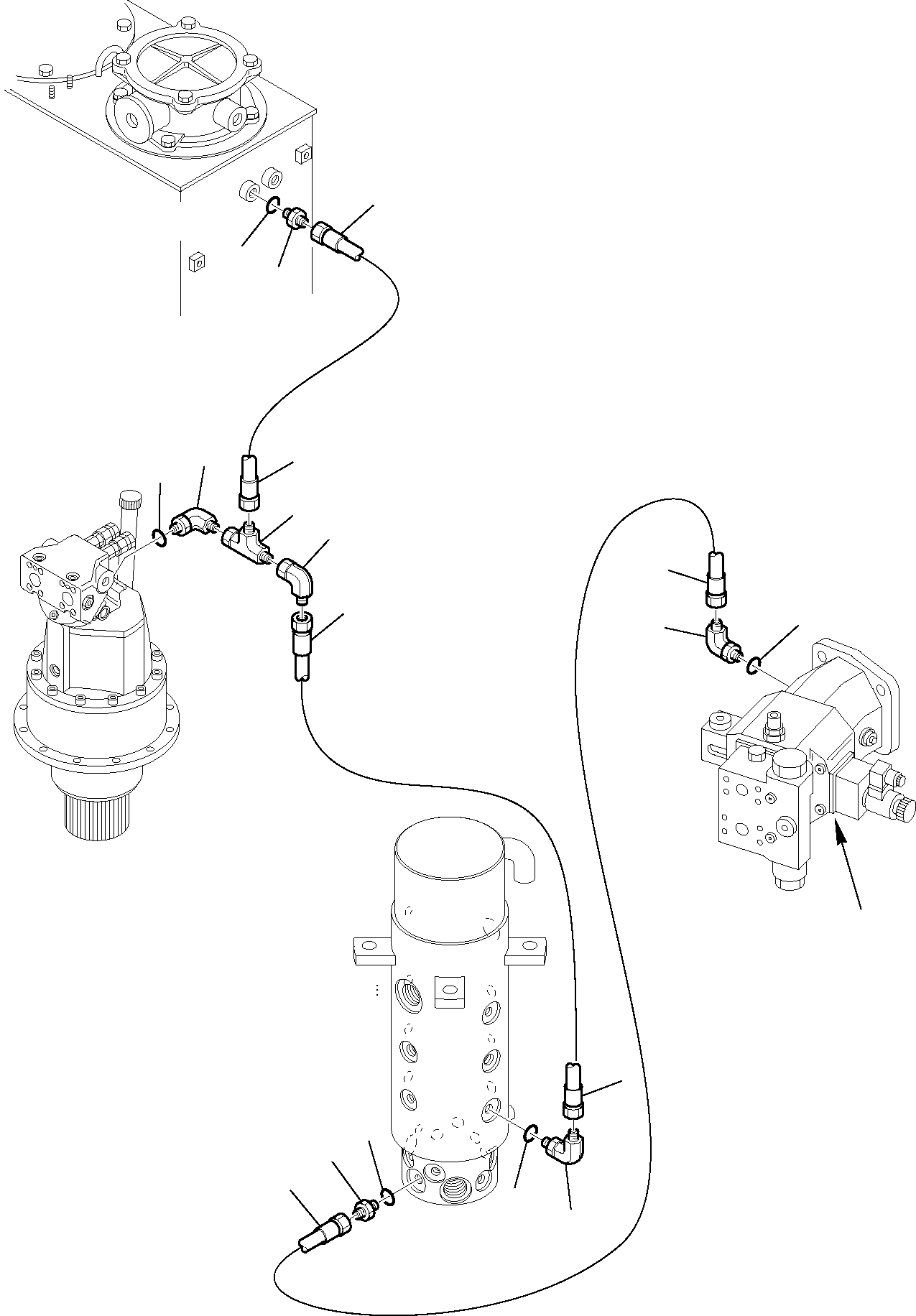 Шланг 22E-09-16110 KOMATSU