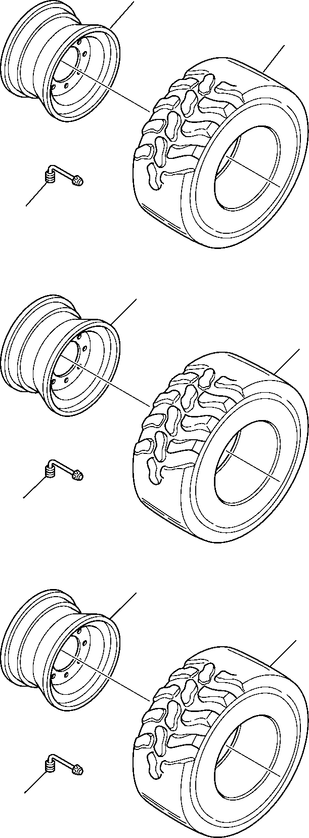 TYRE (18-19.5 18PR) 21D-980-1160 KOMATSU