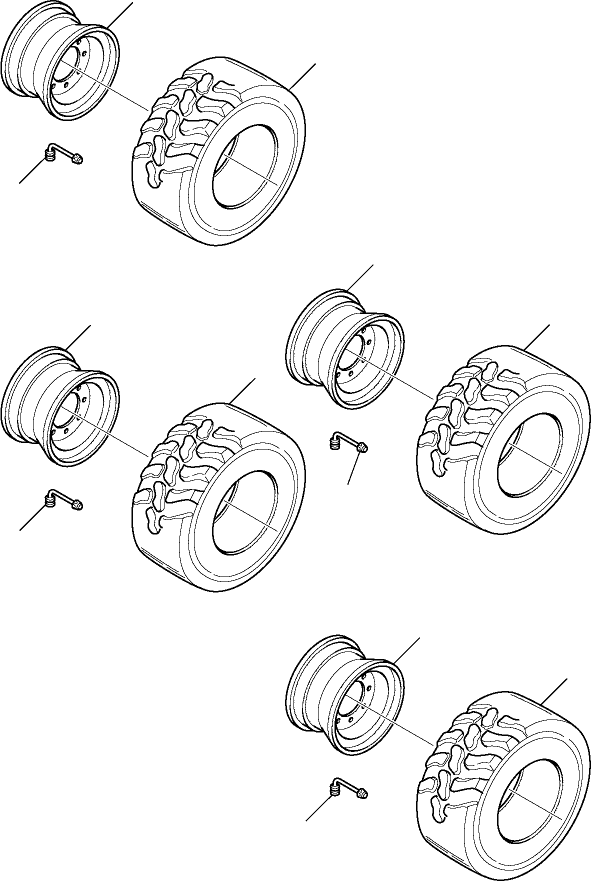 TYRE (18-19.5 16PR T35) 21D-980-1240 KOMATSU